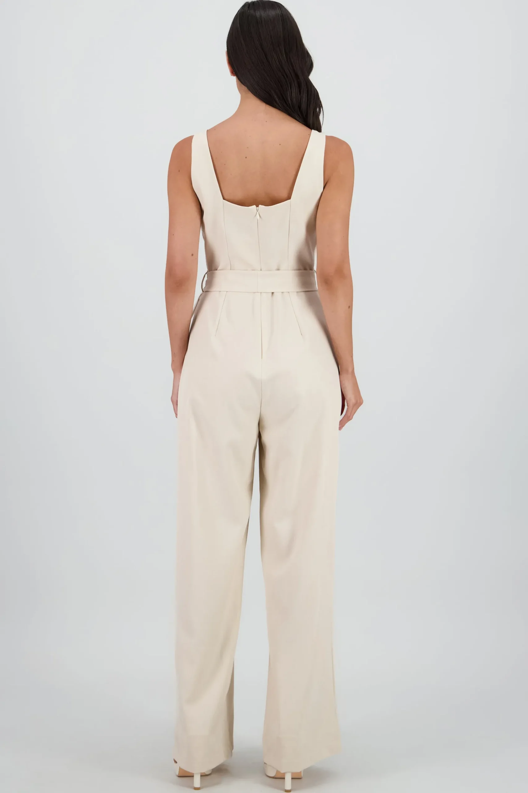 Shasa Strappy Jumpsuit With Belt