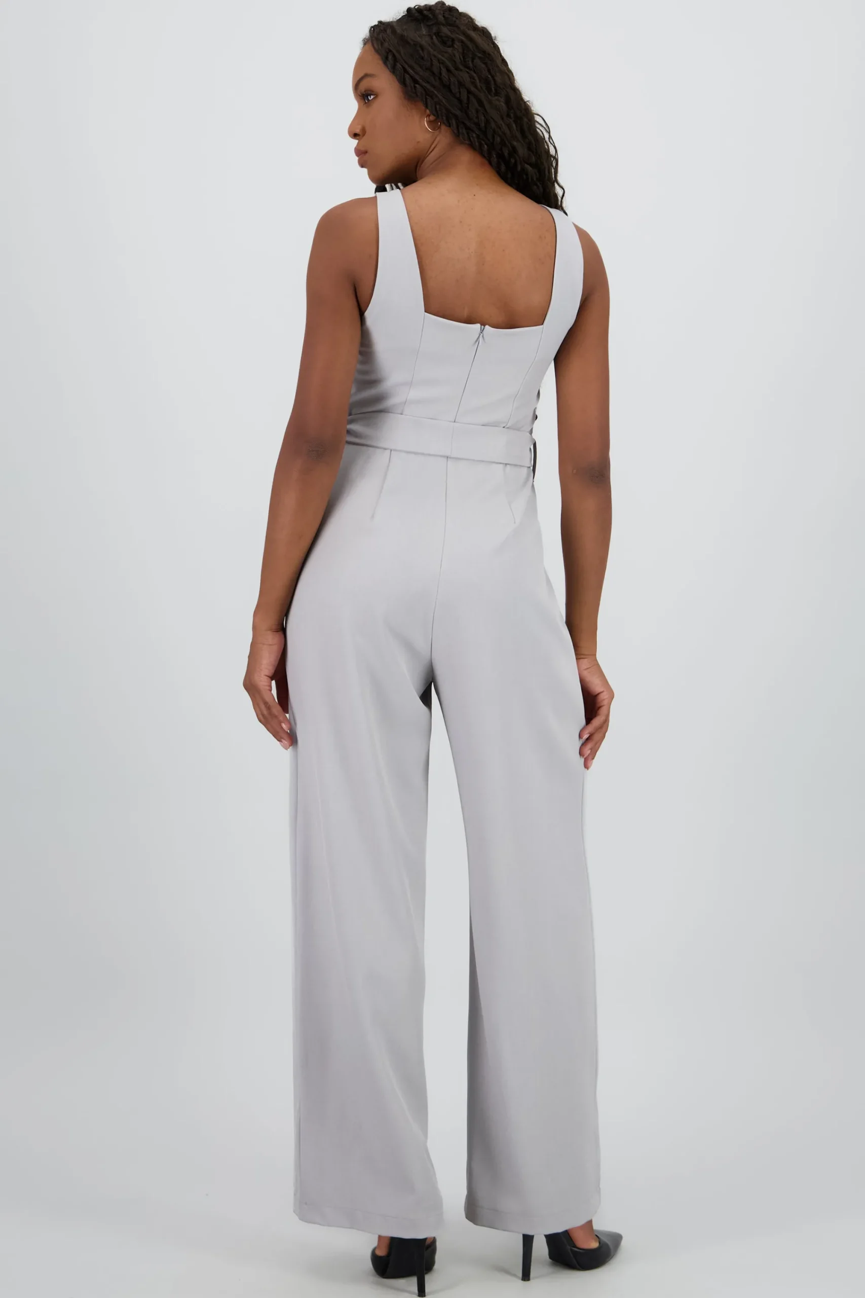 Shasa Strappy Jumpsuit With Belt