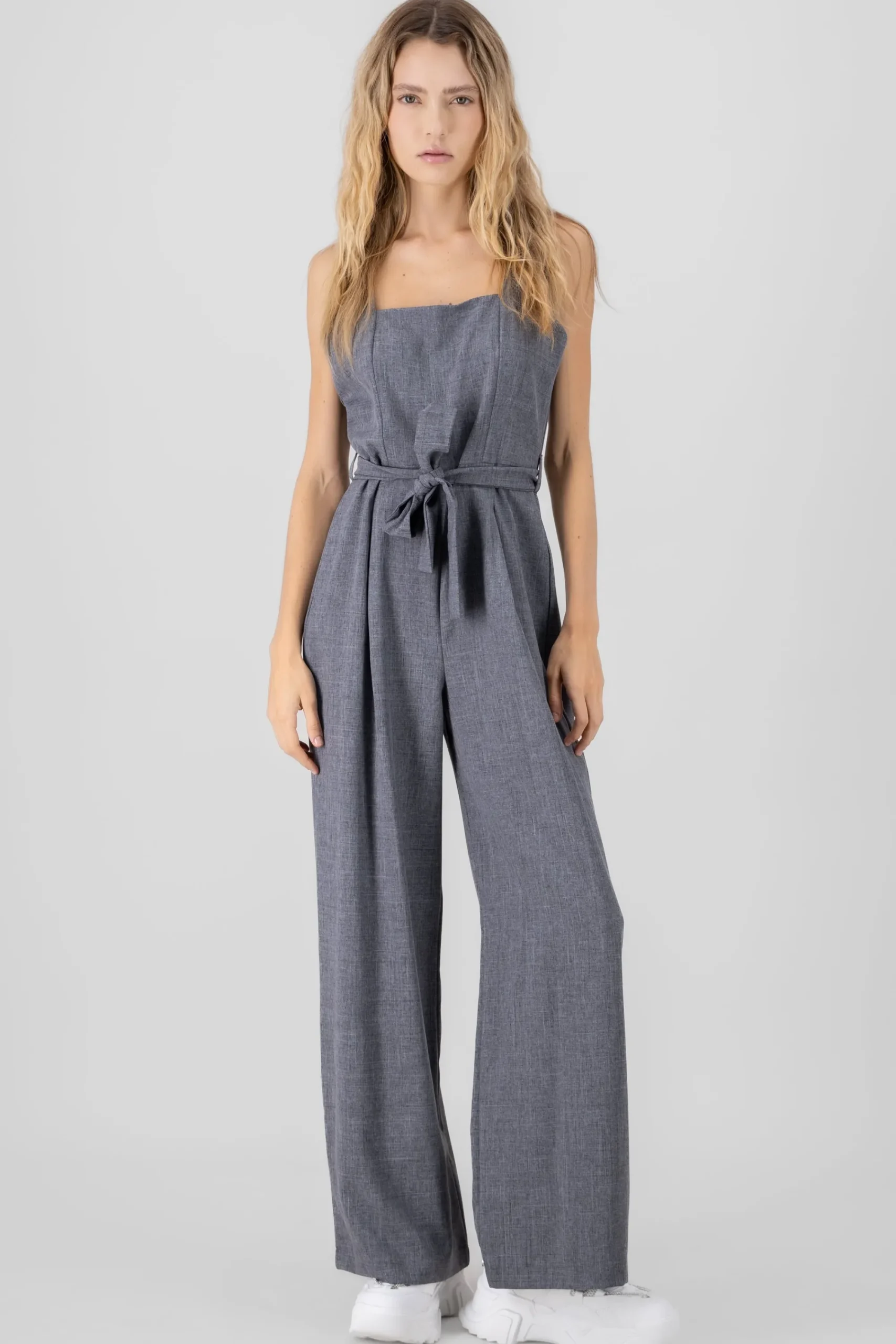 Shasa Strappy Jumpsuit With Belt