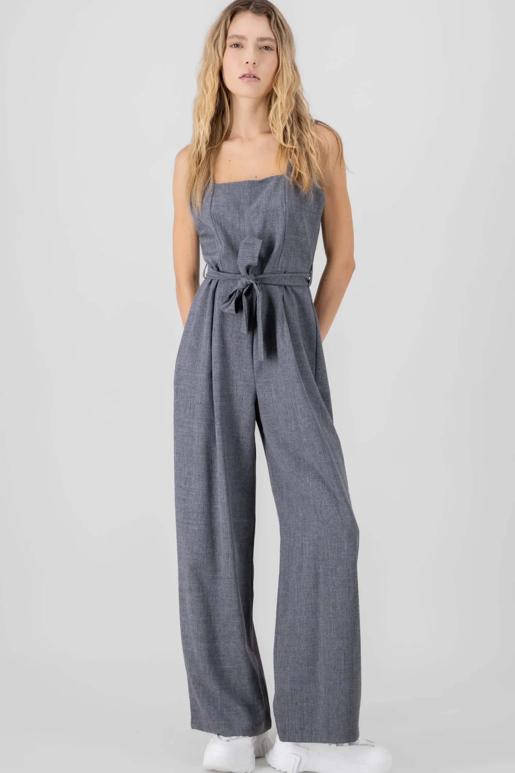 Shasa Strappy Jumpsuit With Belt
