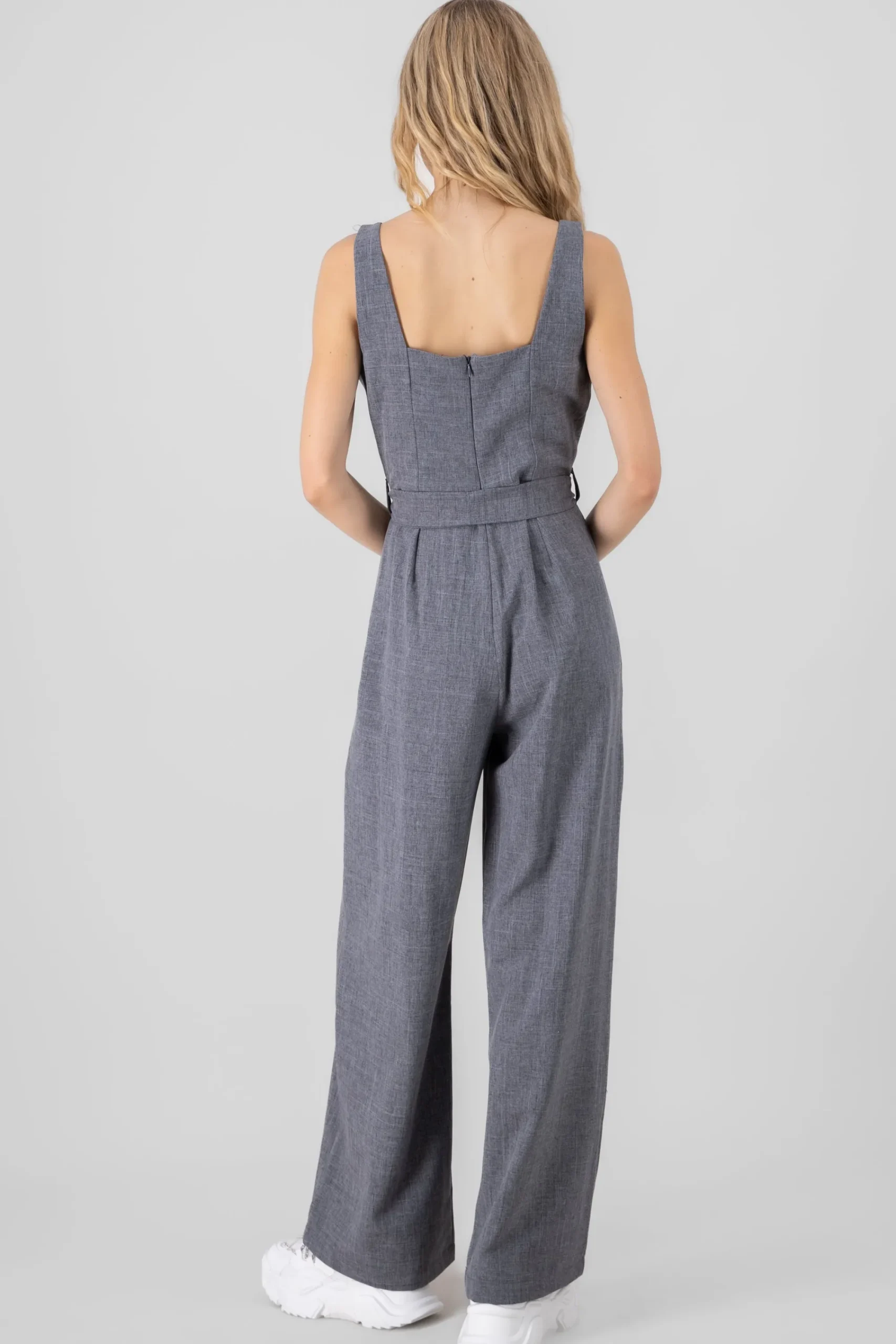 Shasa Strappy Jumpsuit With Belt