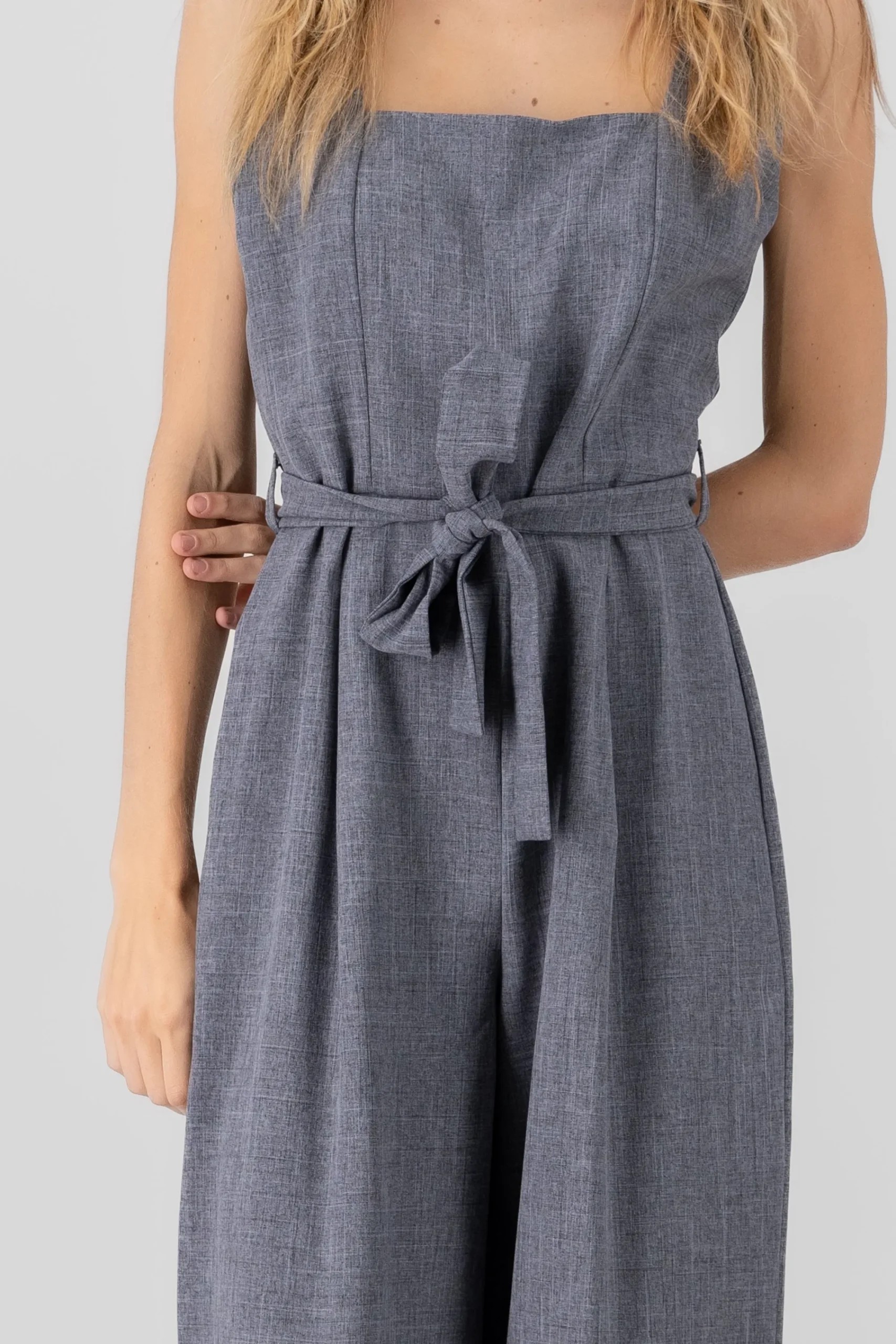 Shasa Strappy Jumpsuit With Belt