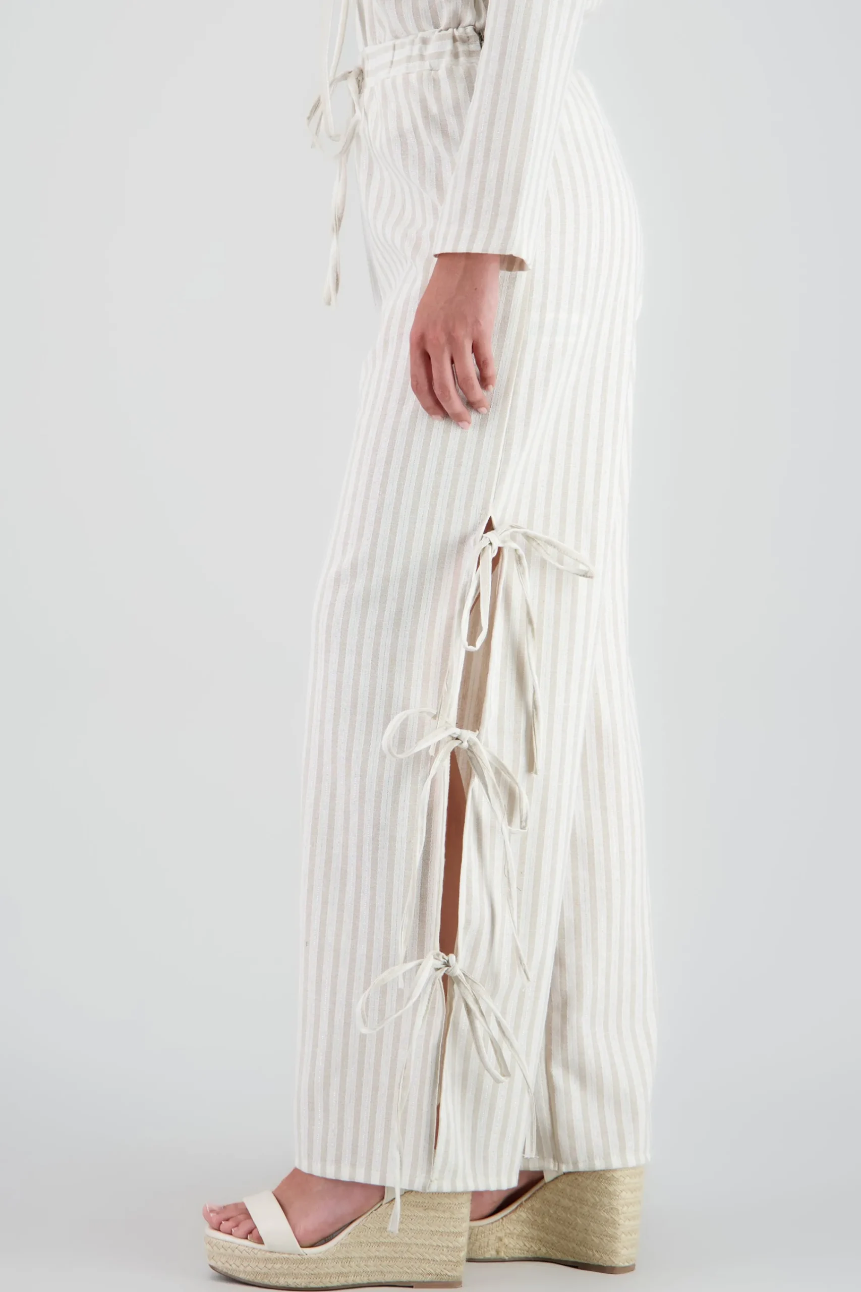 Shasa Striped Flowy Pants