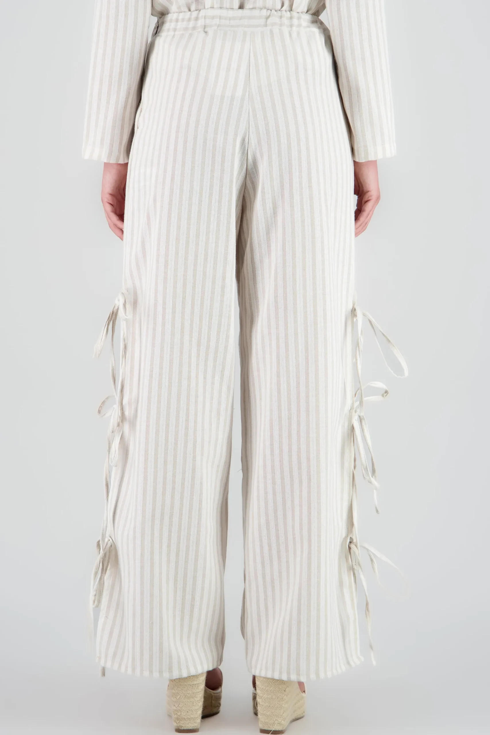 Shasa Striped Flowy Pants
