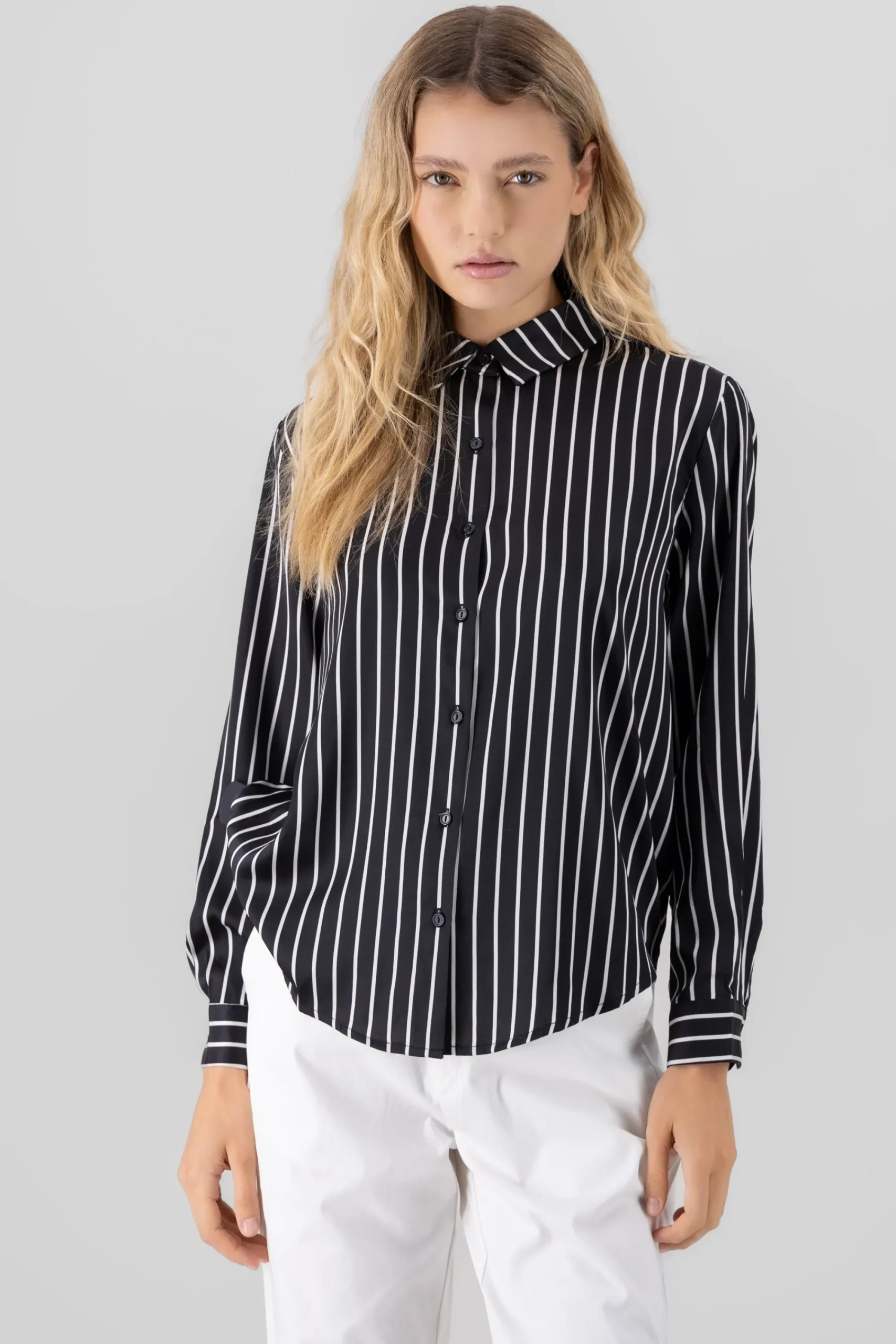Shasa Striped Long Sleeve Shirt