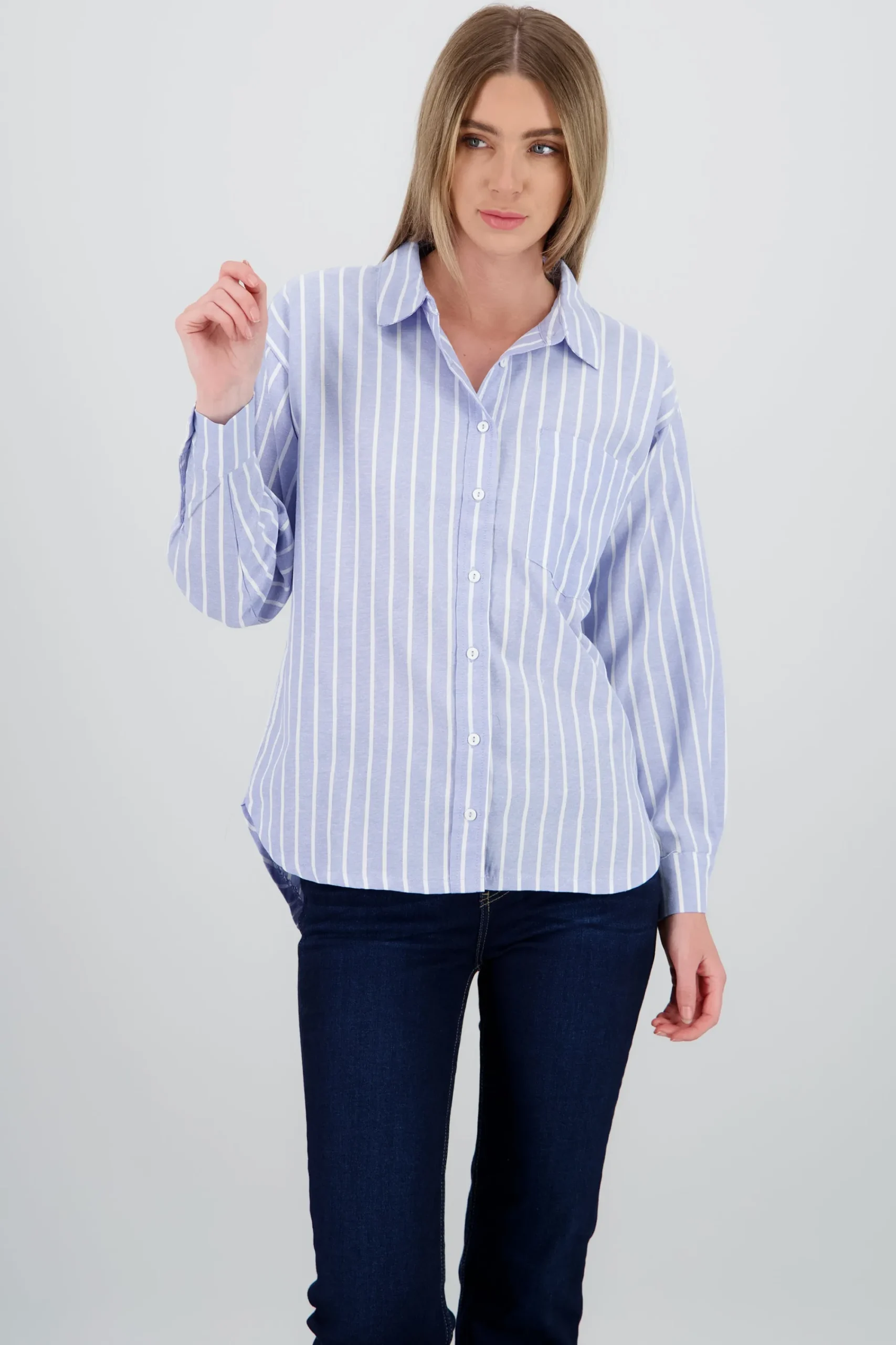 Shasa Striped long sleeve shirt