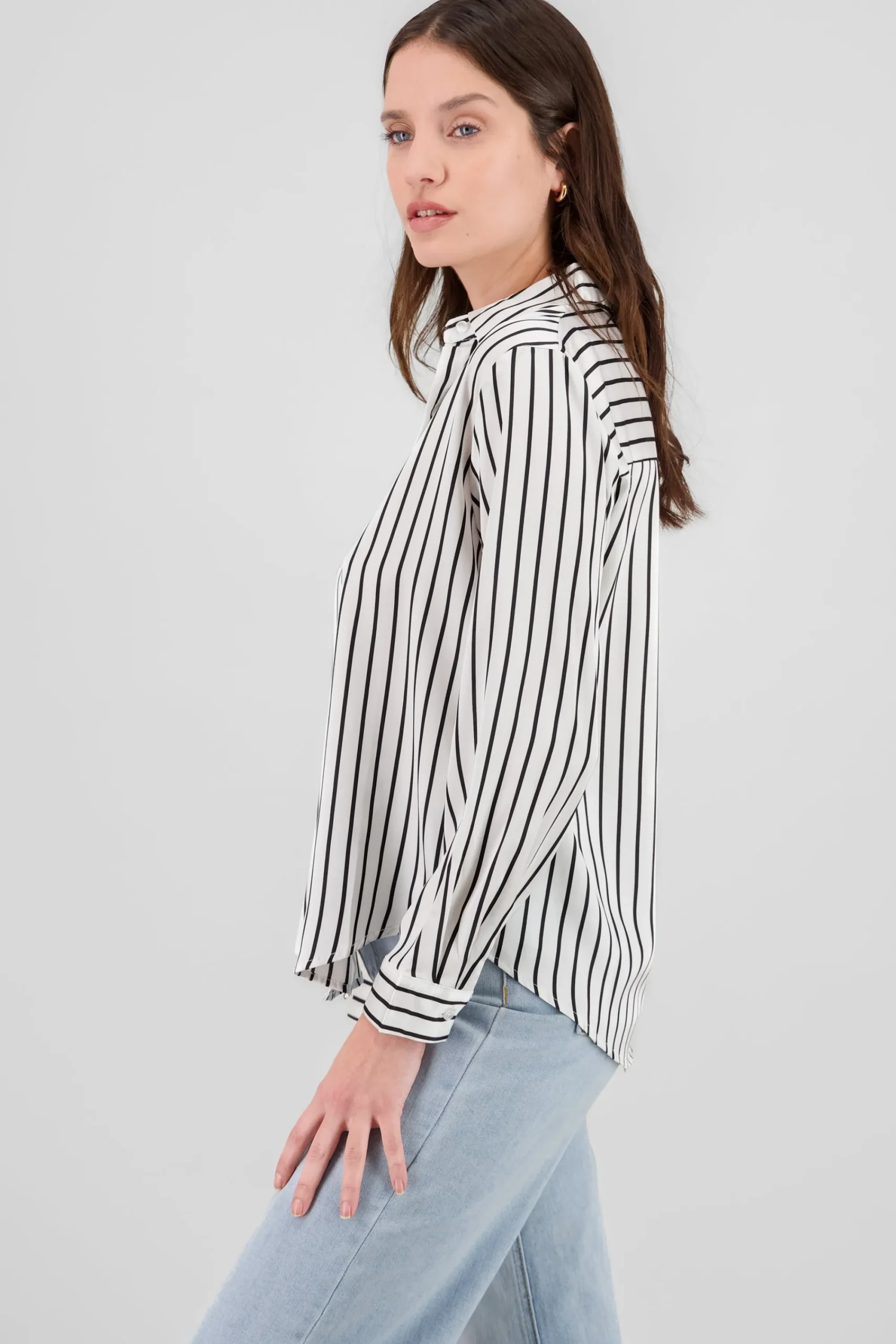 Shasa Striped Long Sleeve Shirt