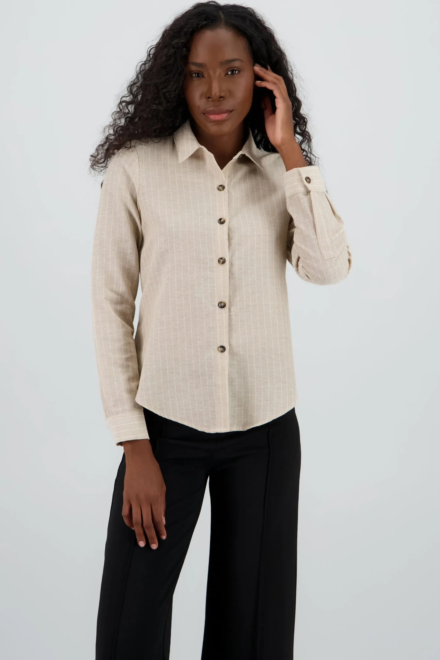 Shasa Striped Long Sleeve Shirt