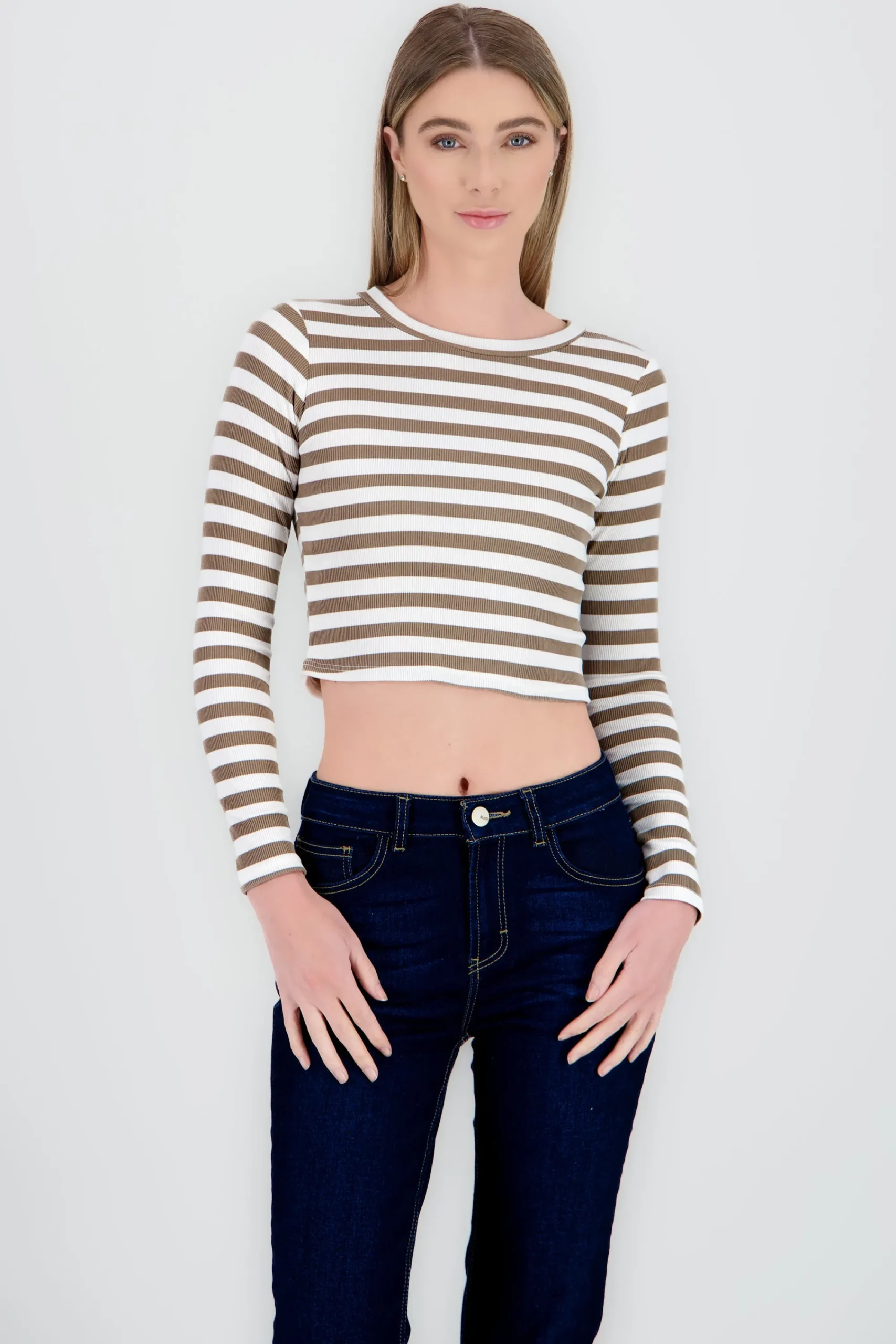 Shasa Striped Long Sleeve Top