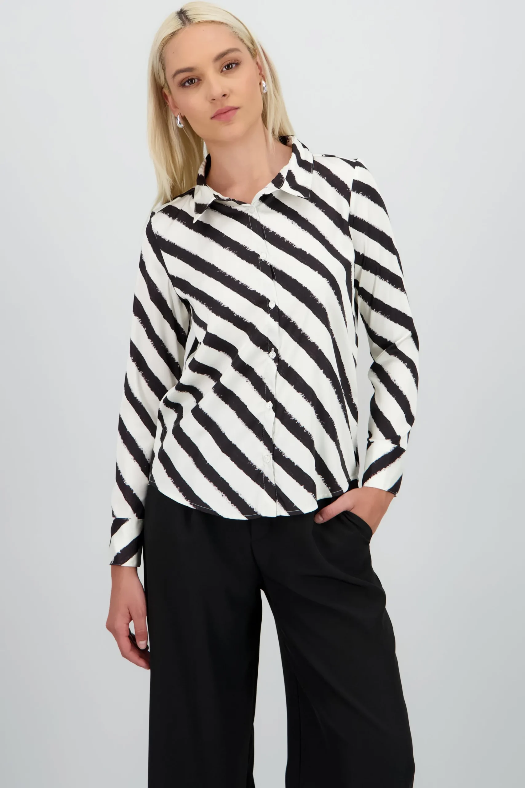 Shasa Striped Oversize Shirt