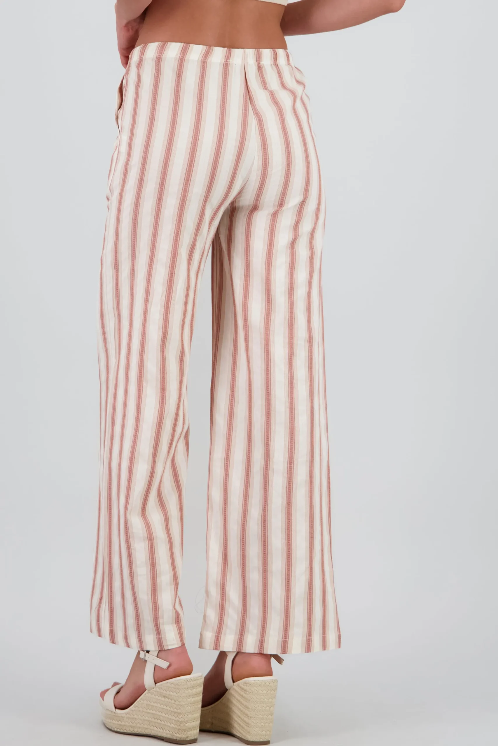 Shasa Striped Pants with Drawstring