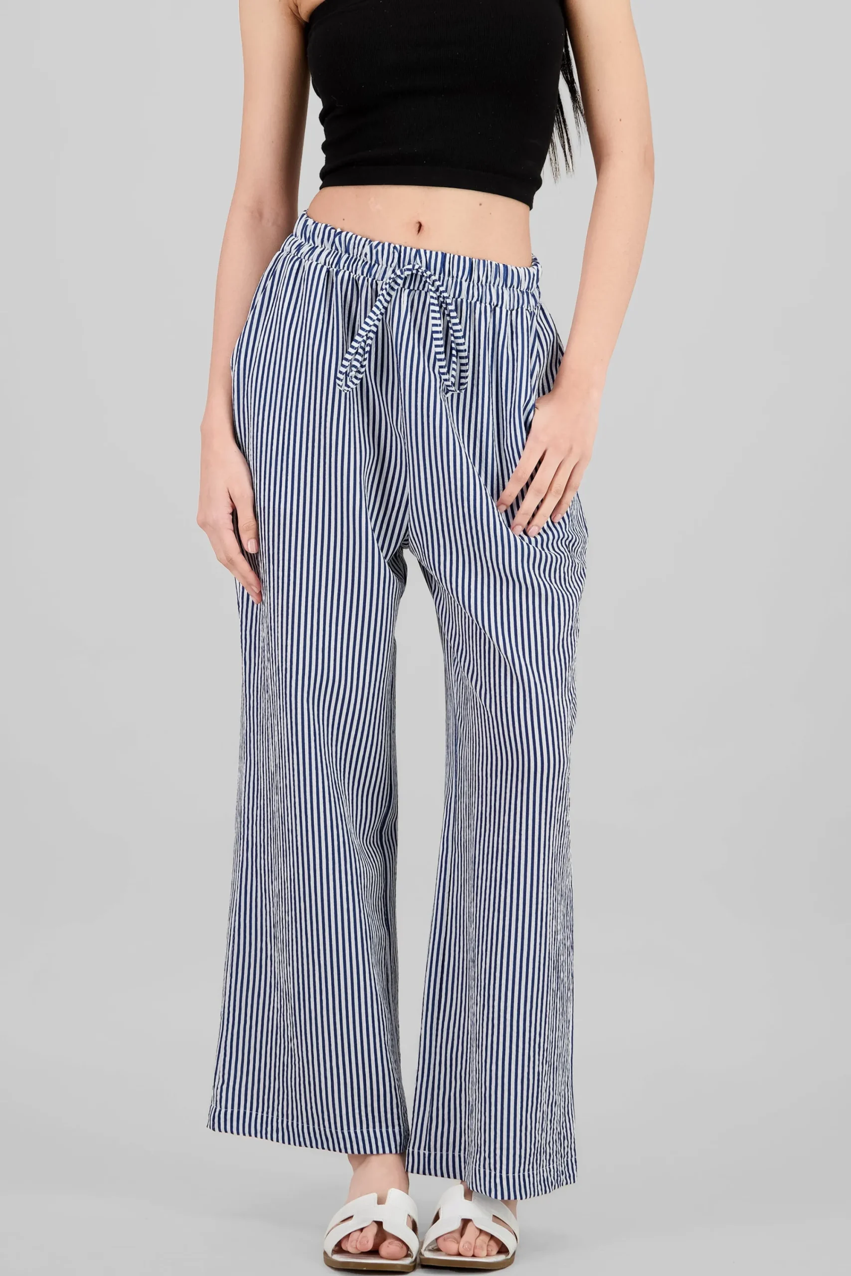 Shasa Striped Wide Leg Pants