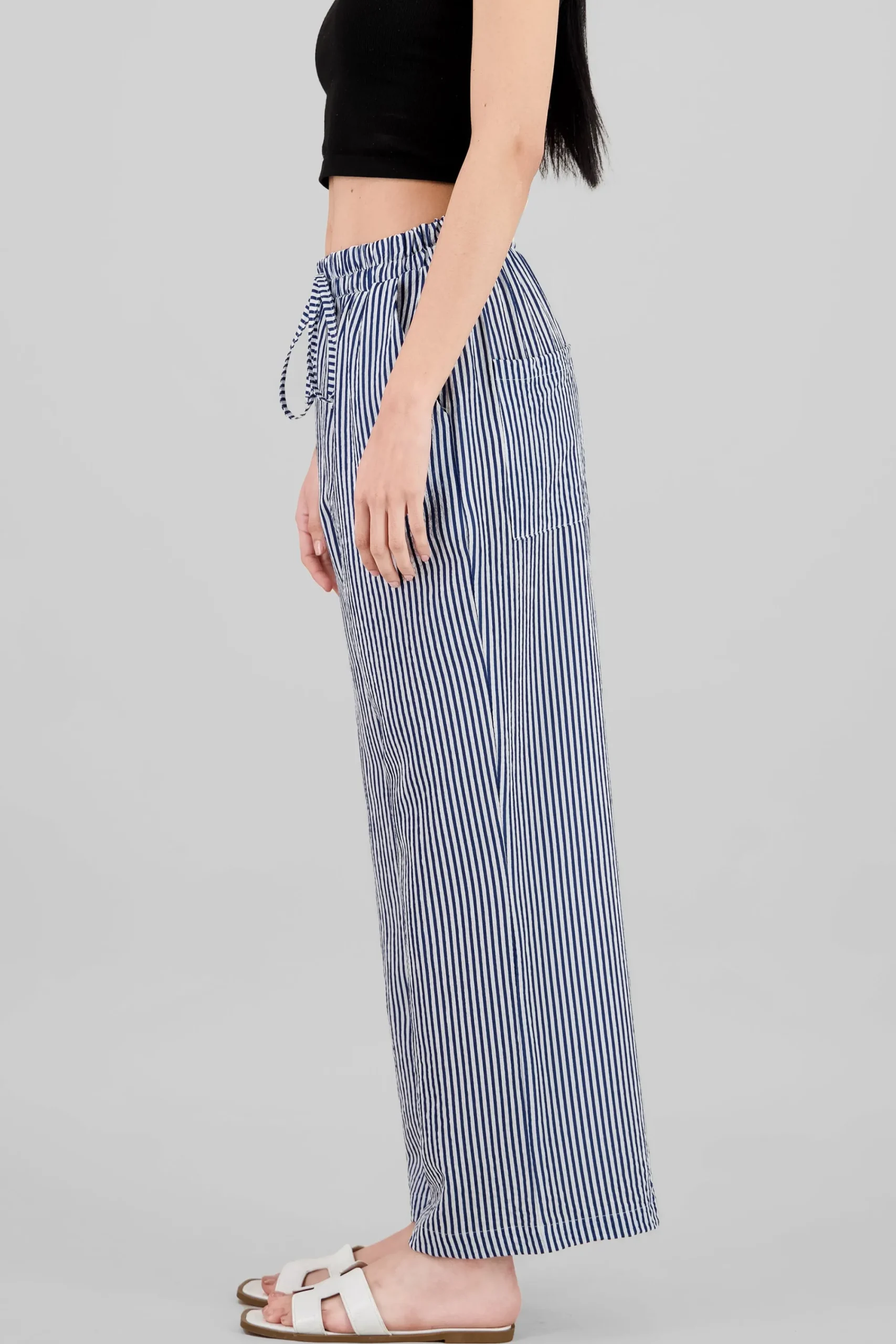 Shasa Striped Wide Leg Pants