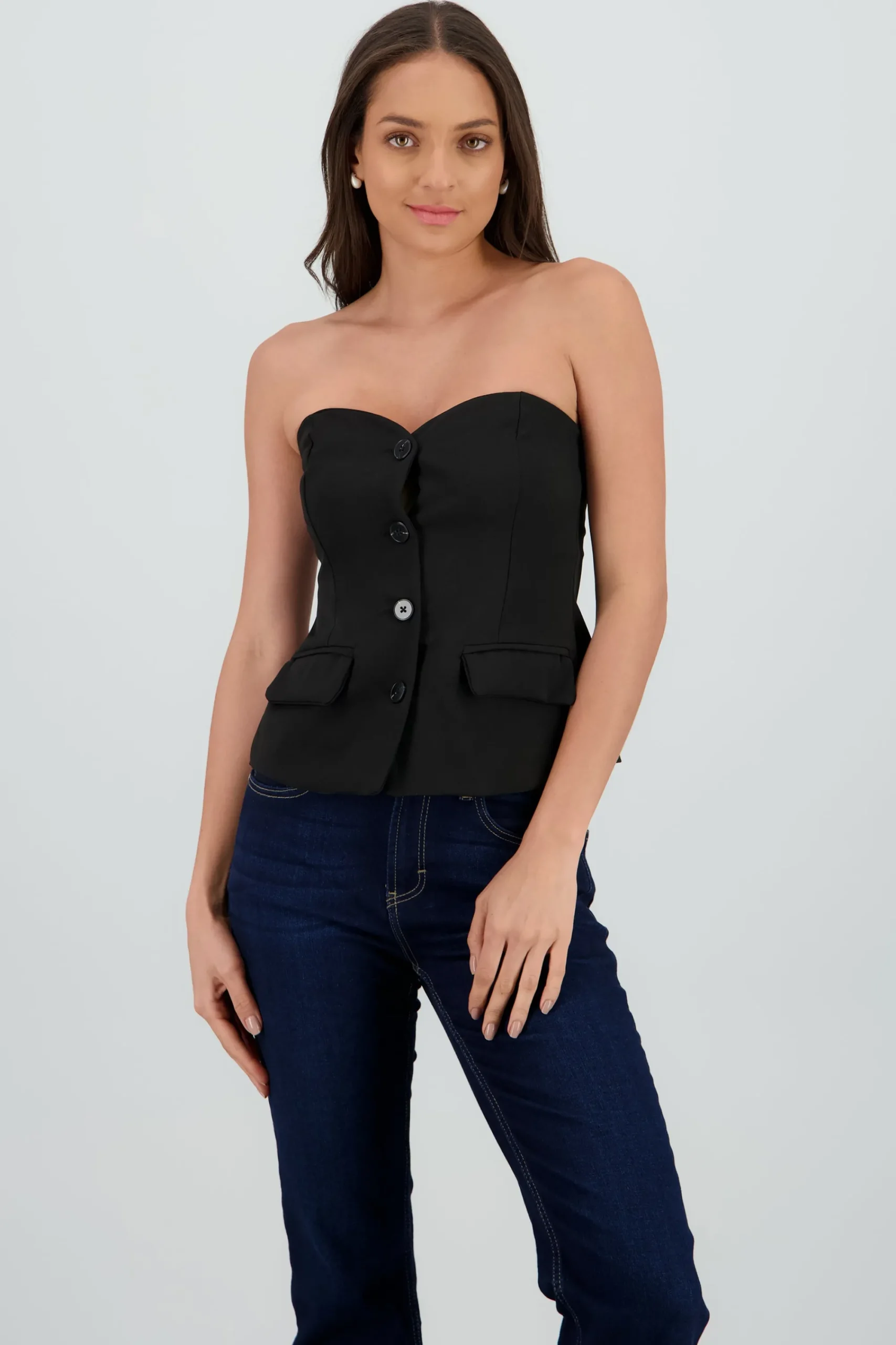 Shasa Tailored Bandeau Top