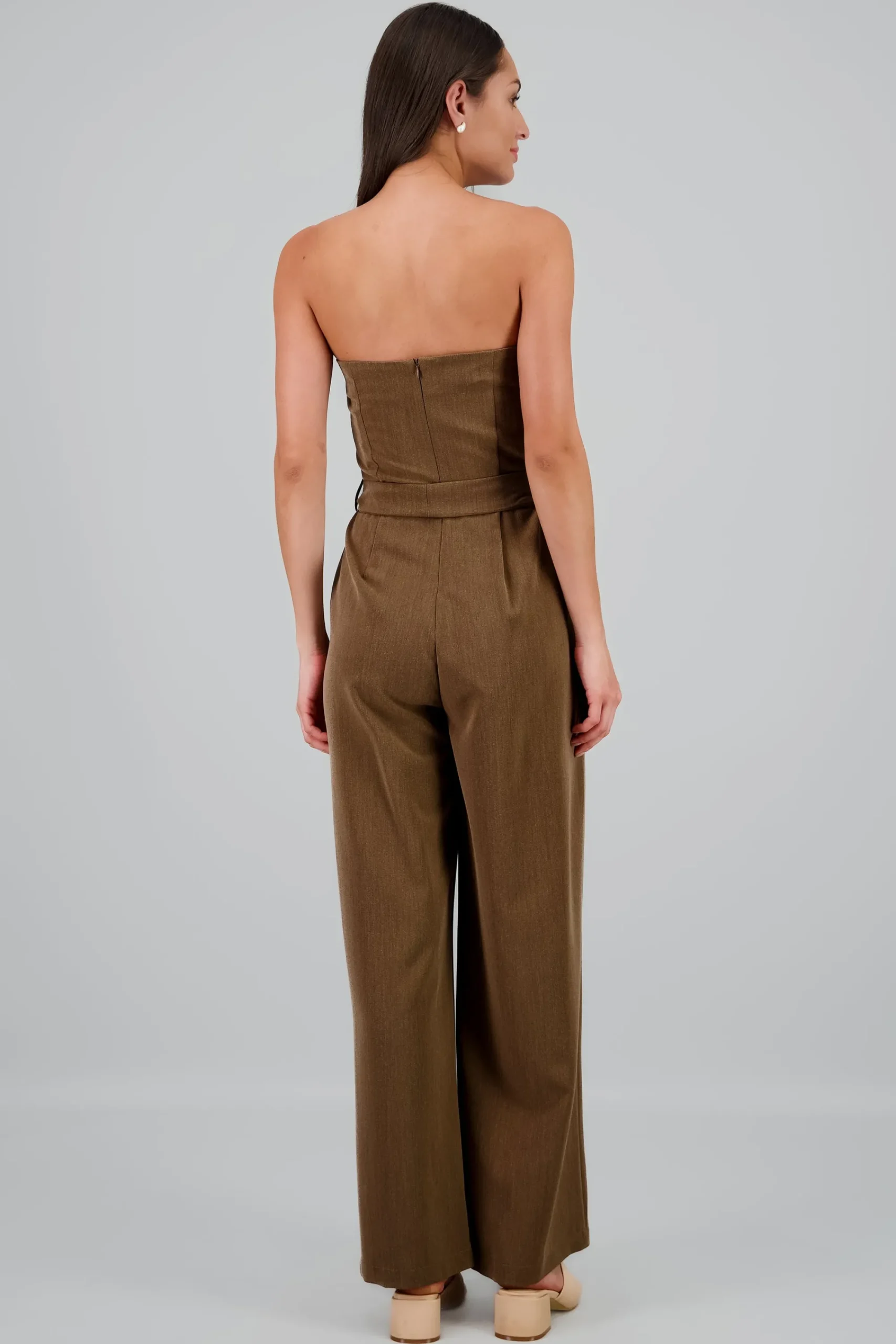 Shasa Tailored Strapless Jumpsuit