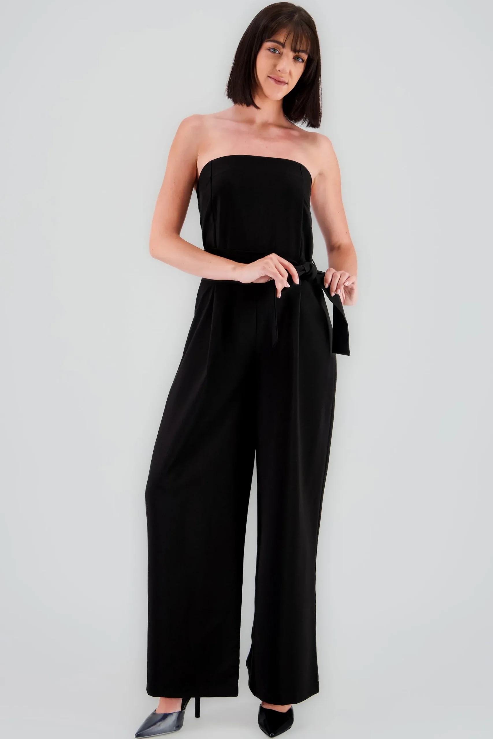 Shasa Tailored Strapless Jumpsuit