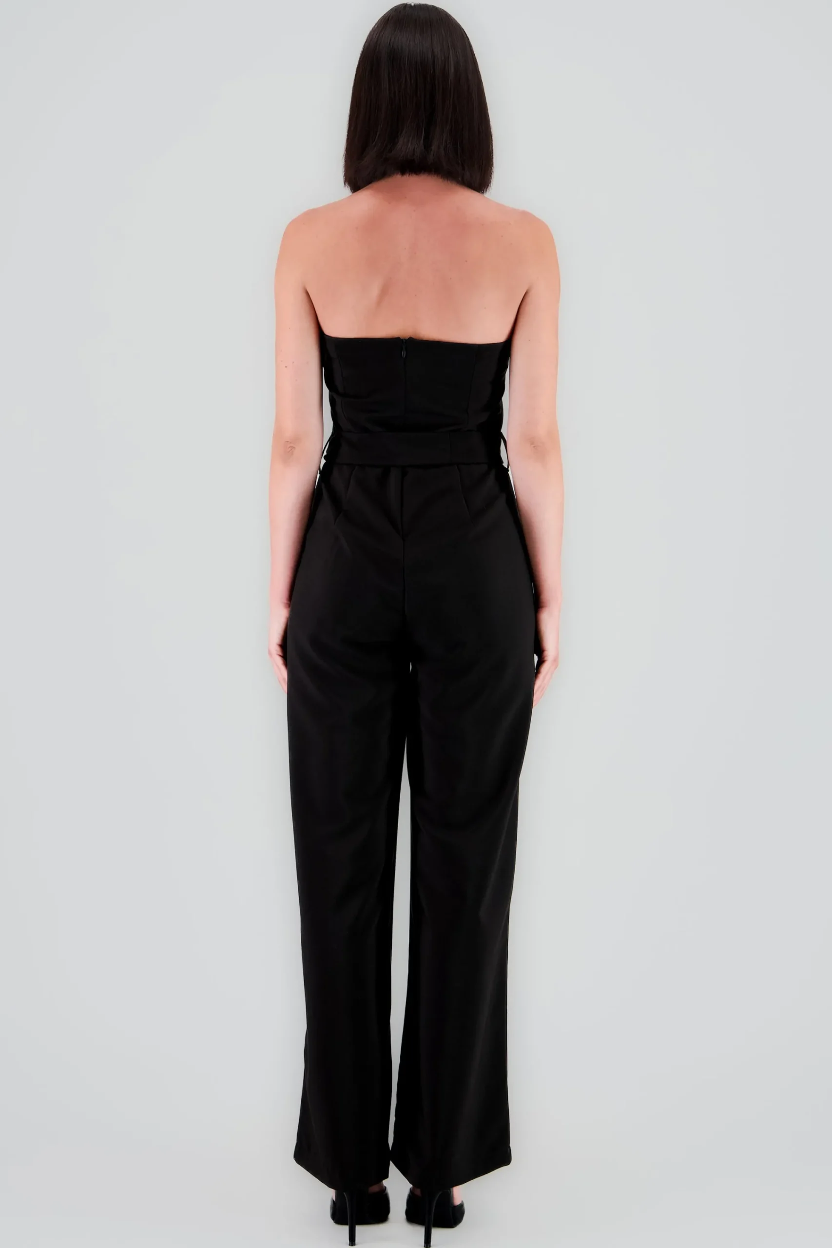 Shasa Tailored Strapless Jumpsuit