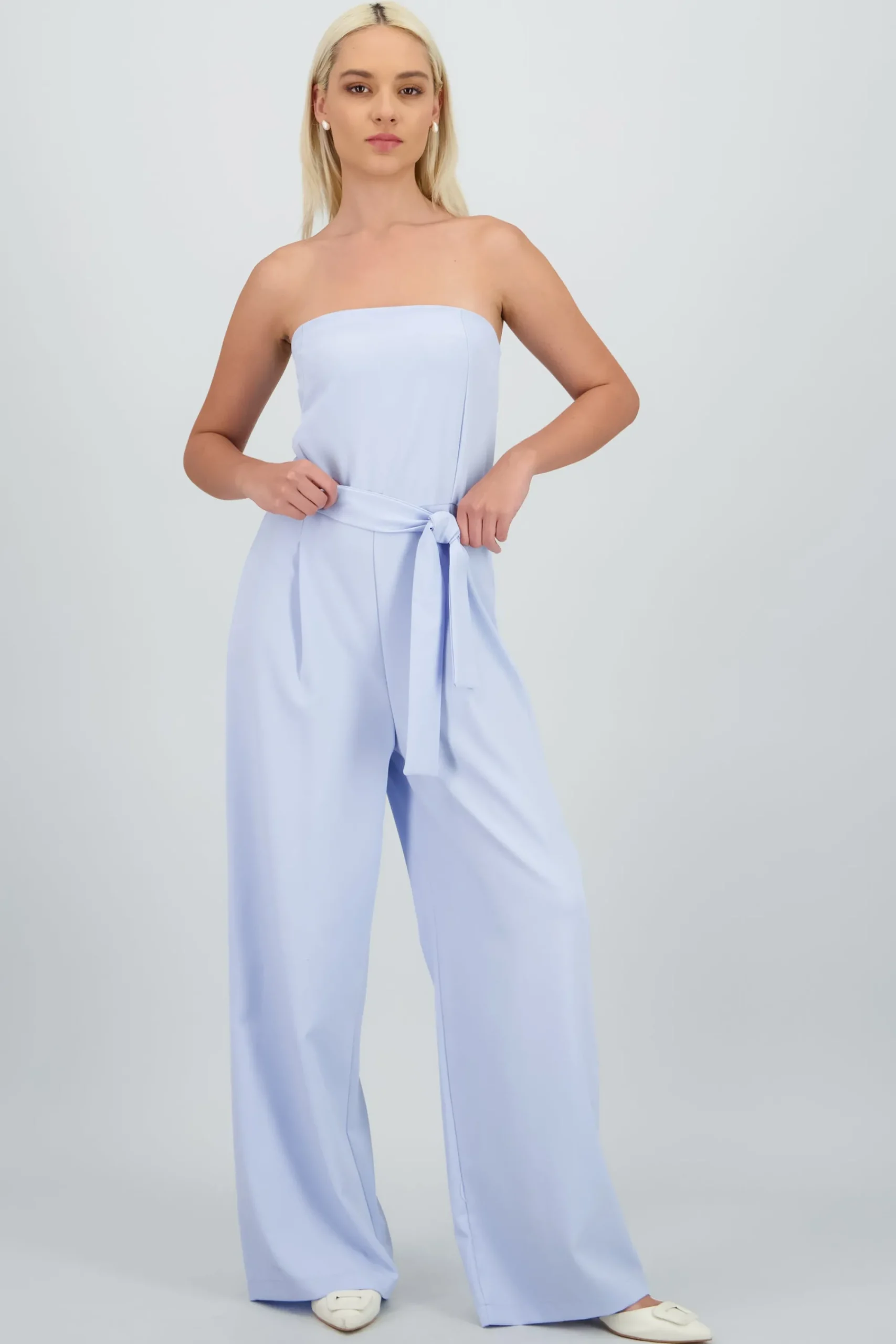 Shasa Tailored Strapless Jumpsuit