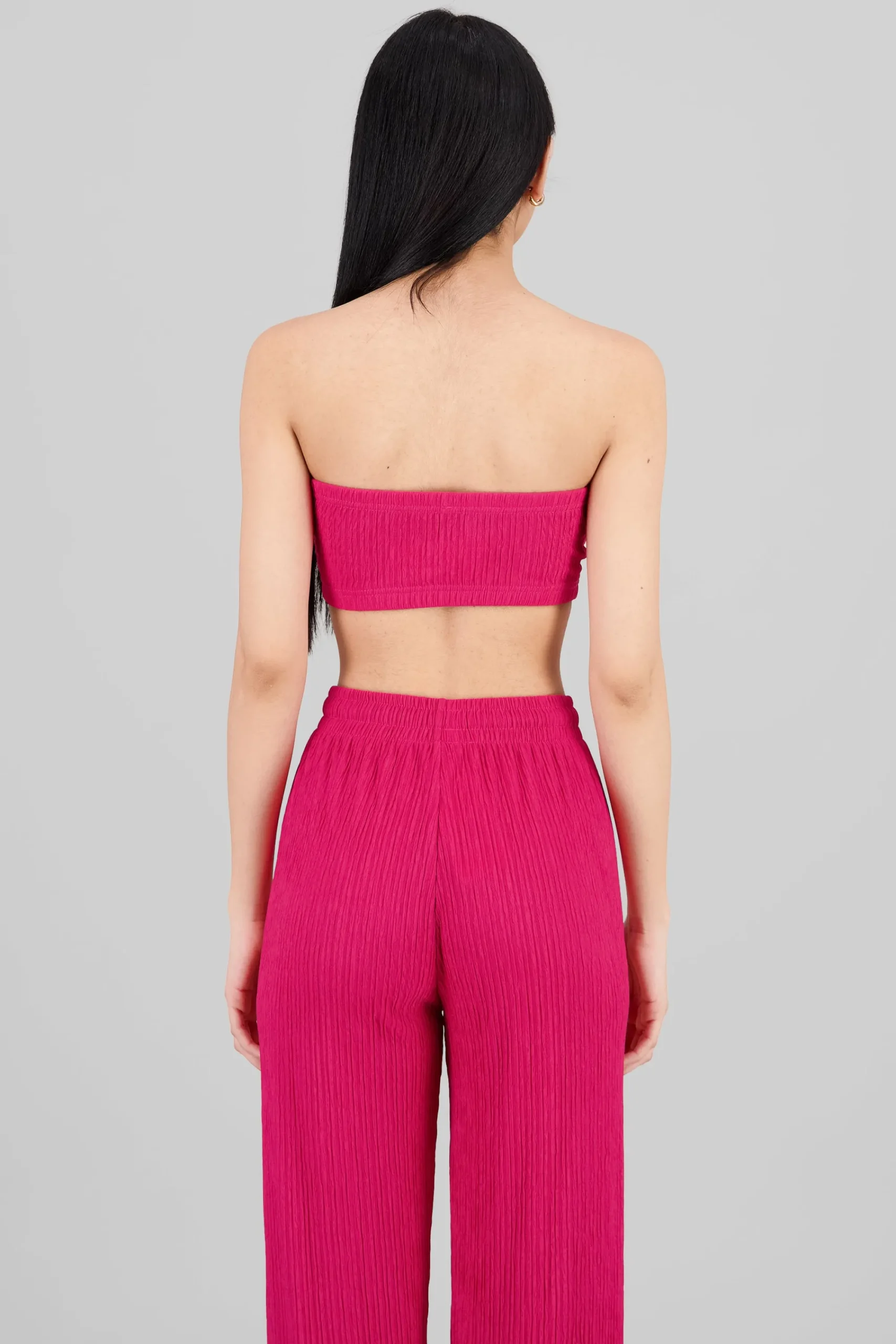 Shasa Textured Bandeau Top