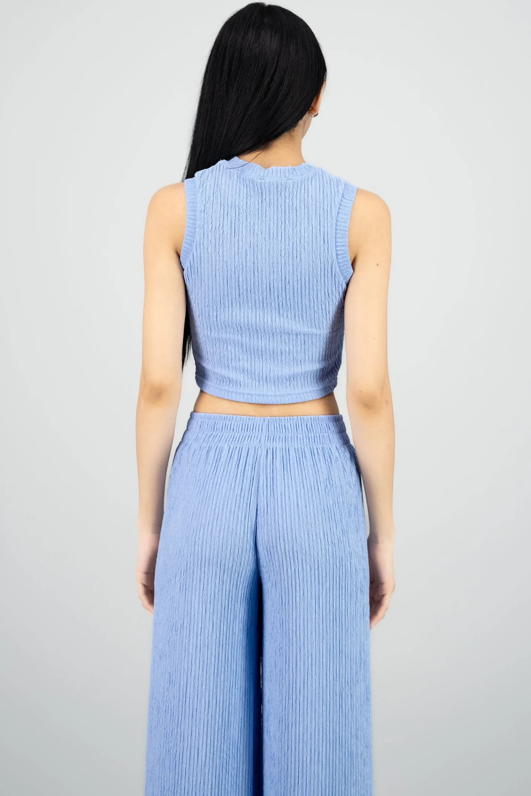 Shasa Textured Crop Top