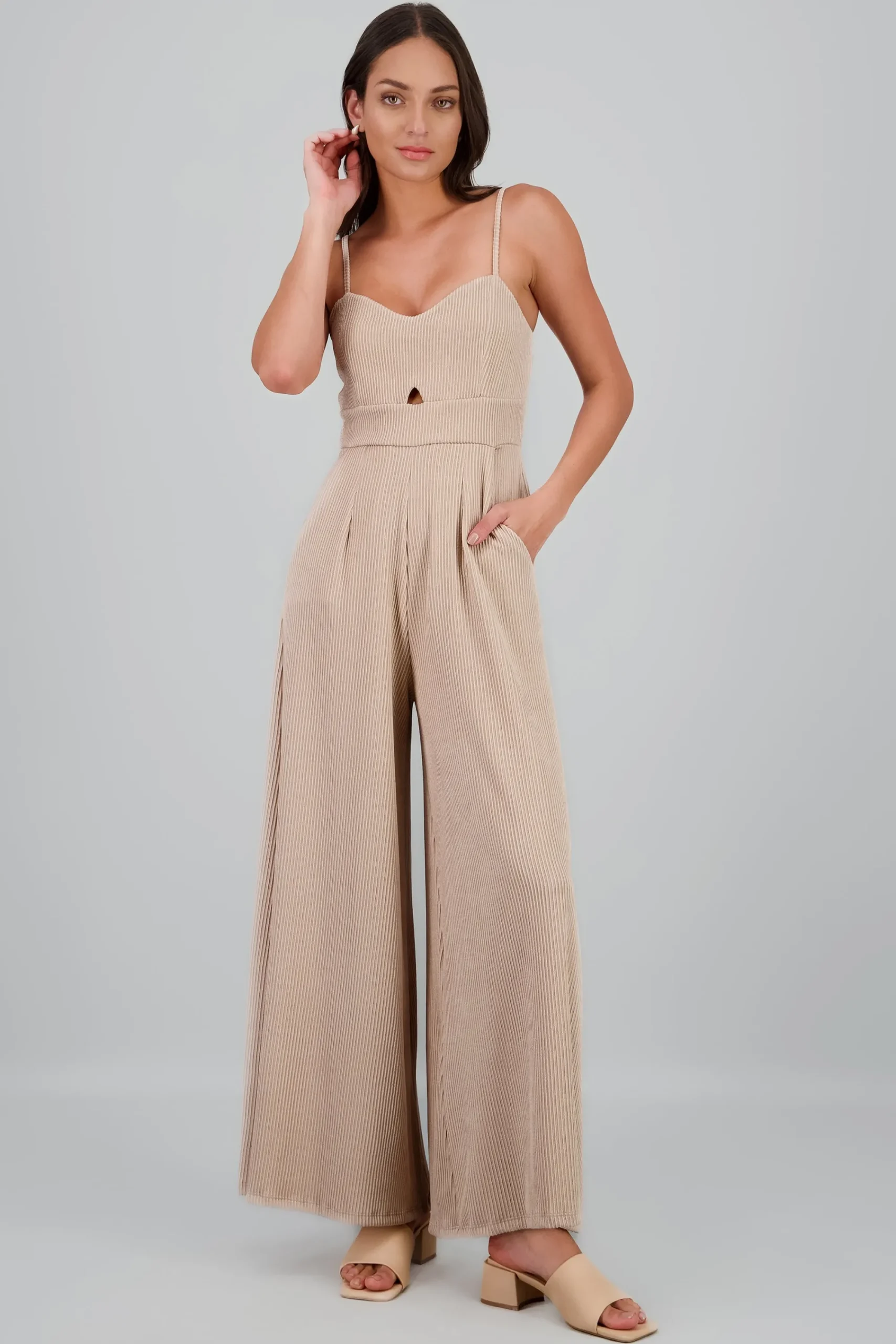 Shasa Textured Jumpsuit