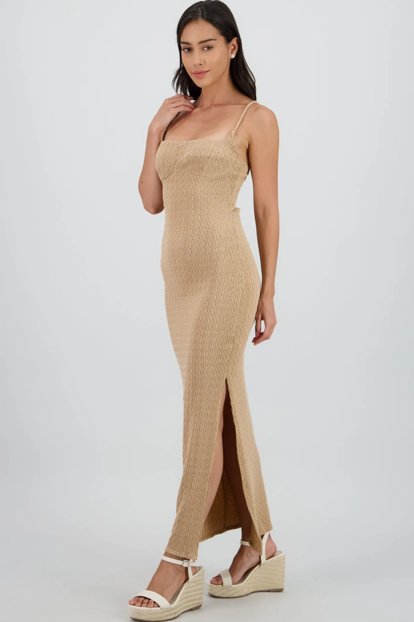 Shasa Textured Maxi Dress