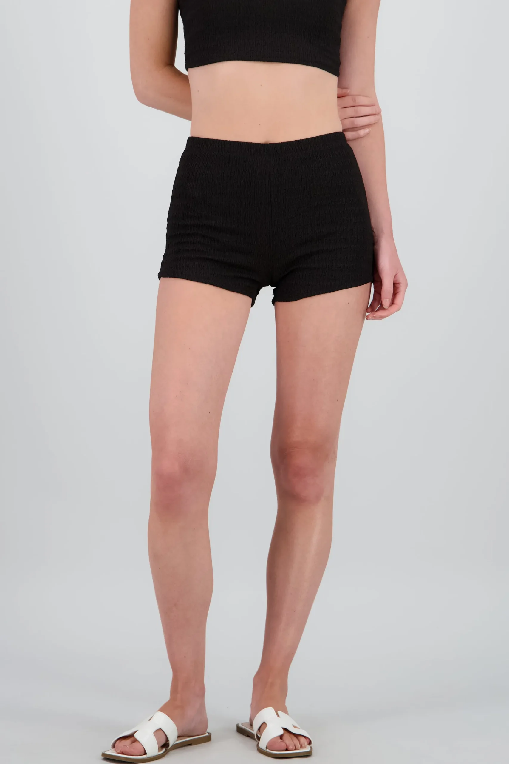 Shasa Textured Mini Shorts