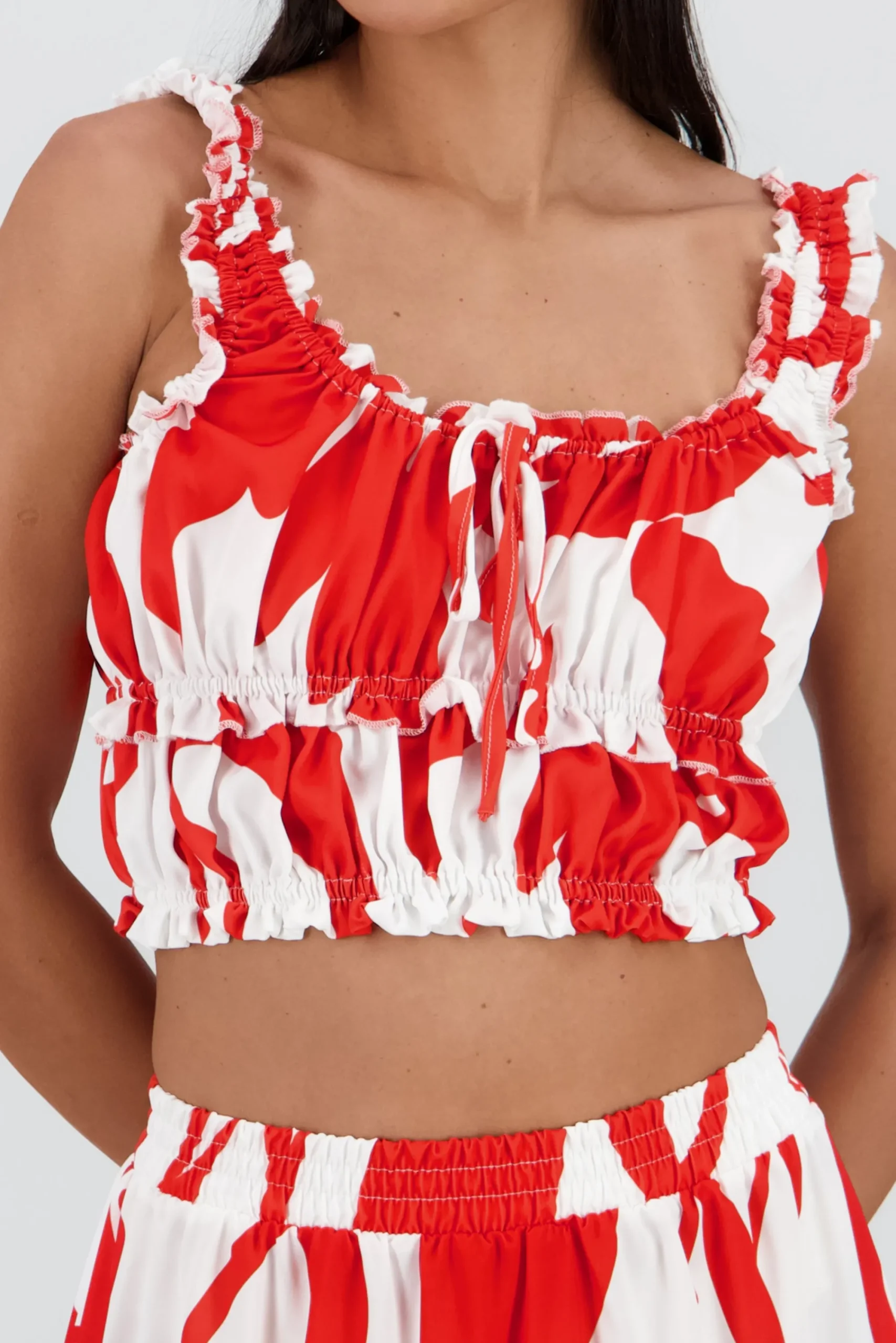 Shasa Thick Strap Square Neck Top