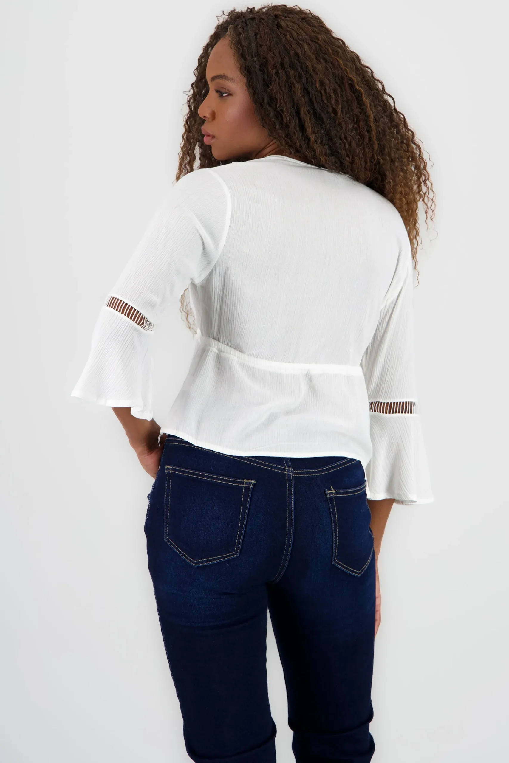 Shasa Tie Detail Blouse