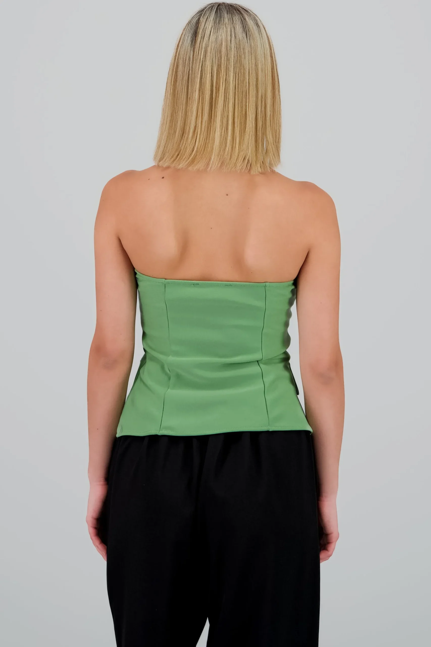 Shasa Top with Pockets and Button Accents