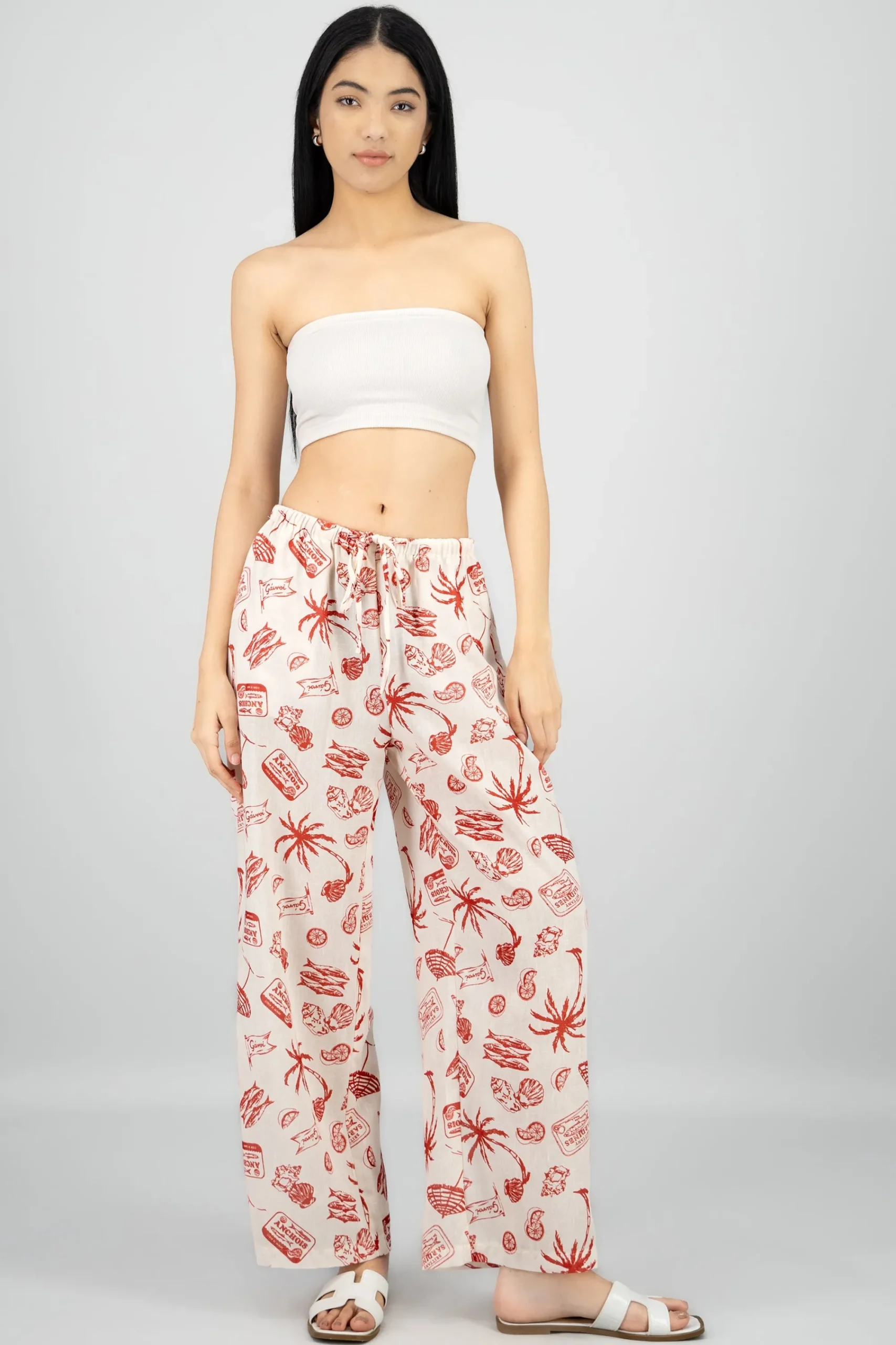 Shasa Tropical Print Pants