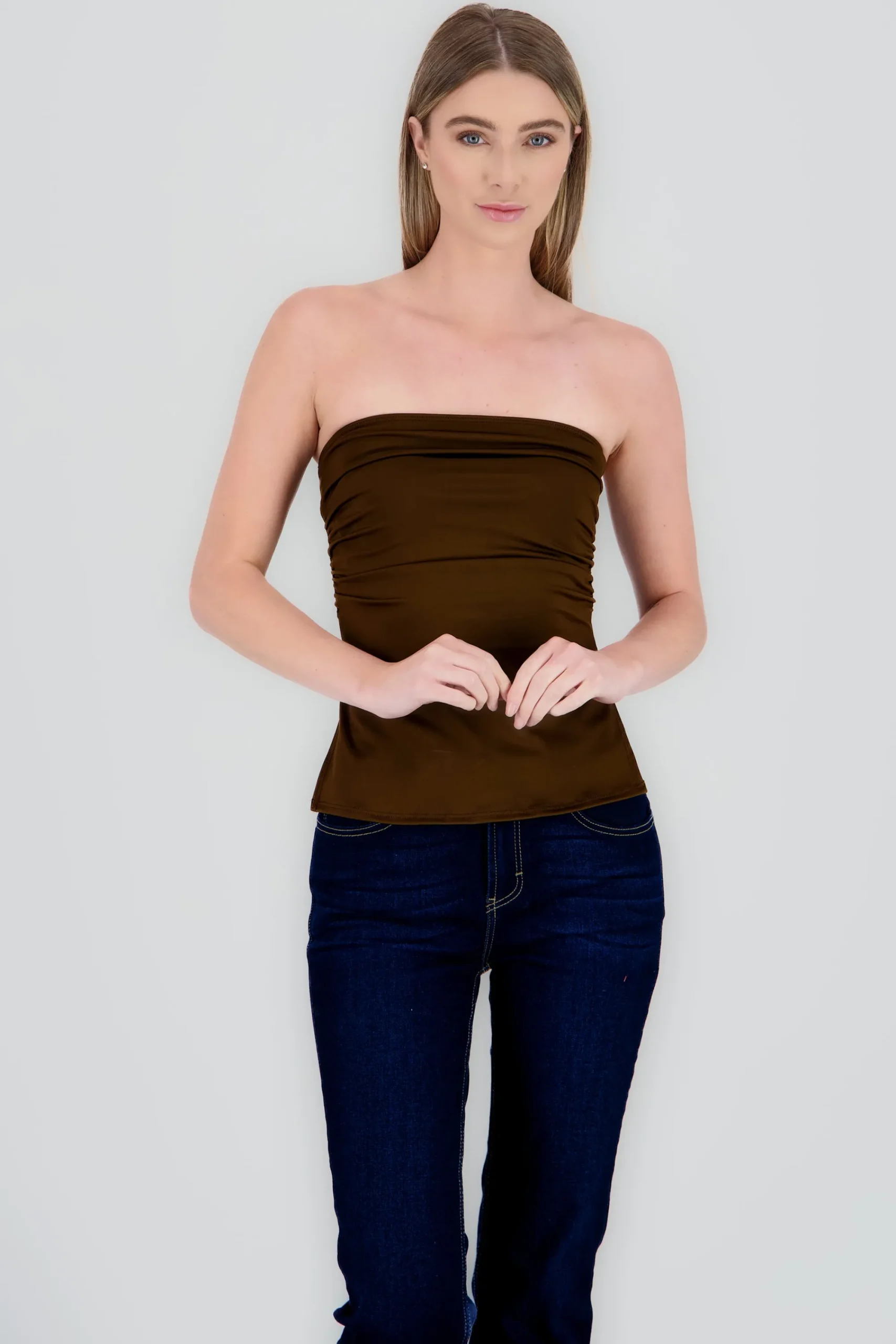 Shasa Tube Top With Slit