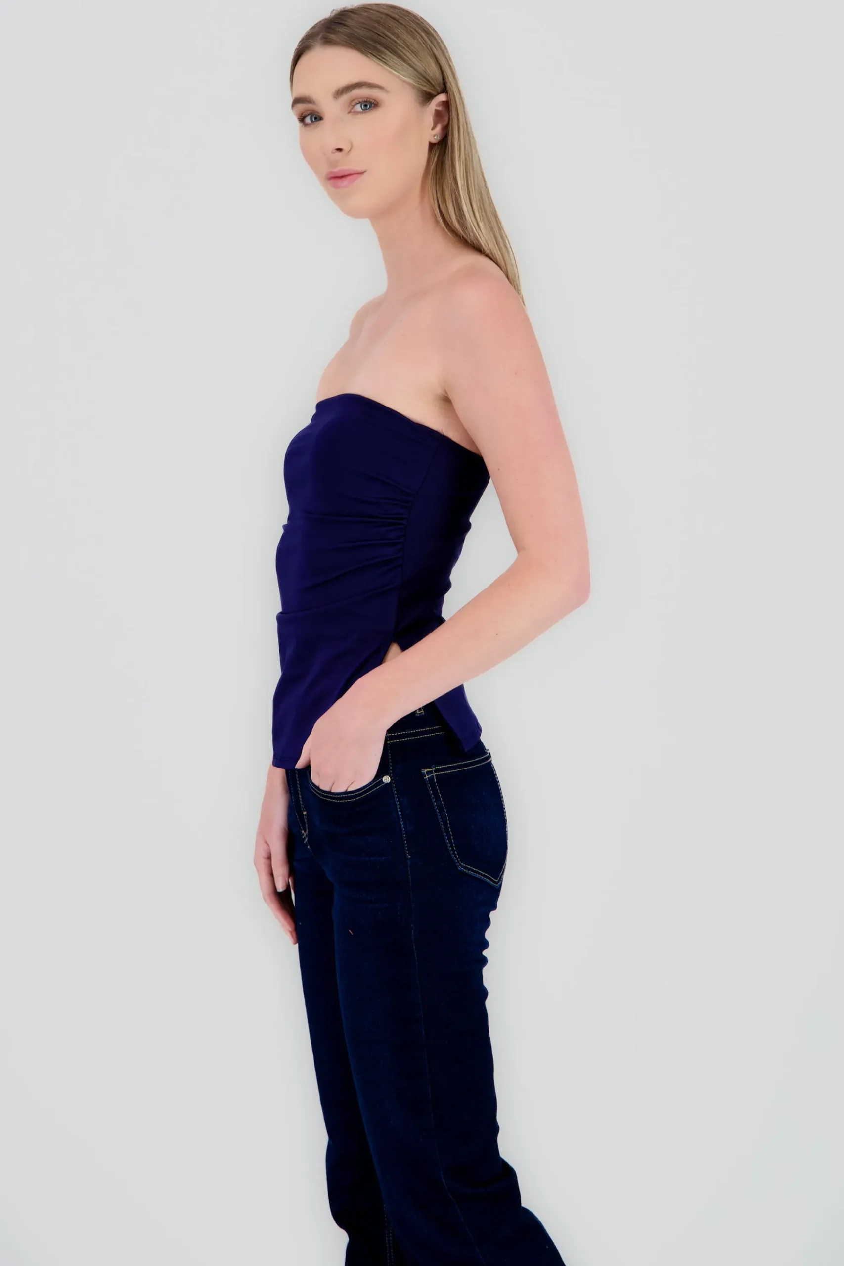 Shasa Tube Top With Slit
