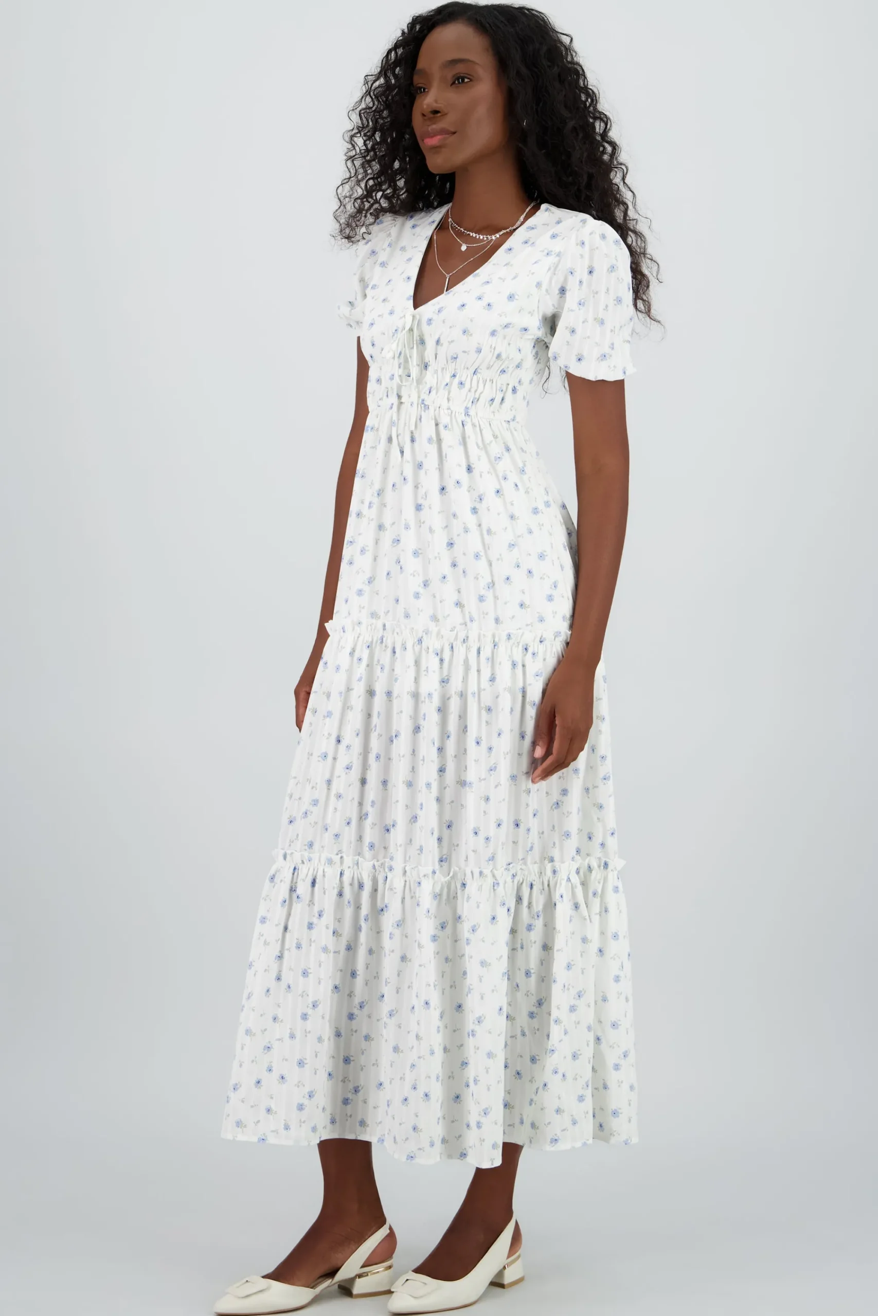 Shasa V Neck Maxi Dress