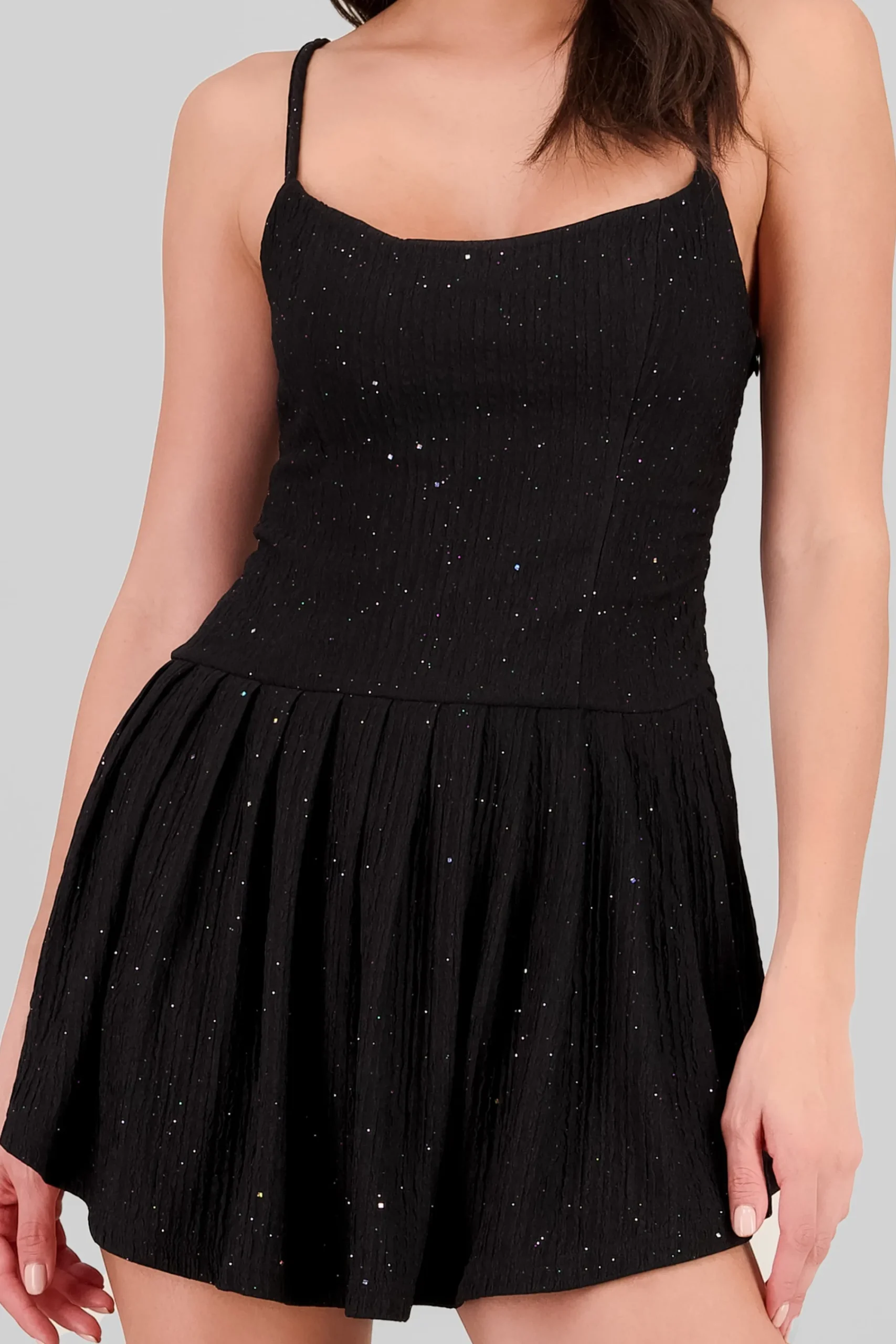 Shasa Velvet Sparkly Mini Dress
