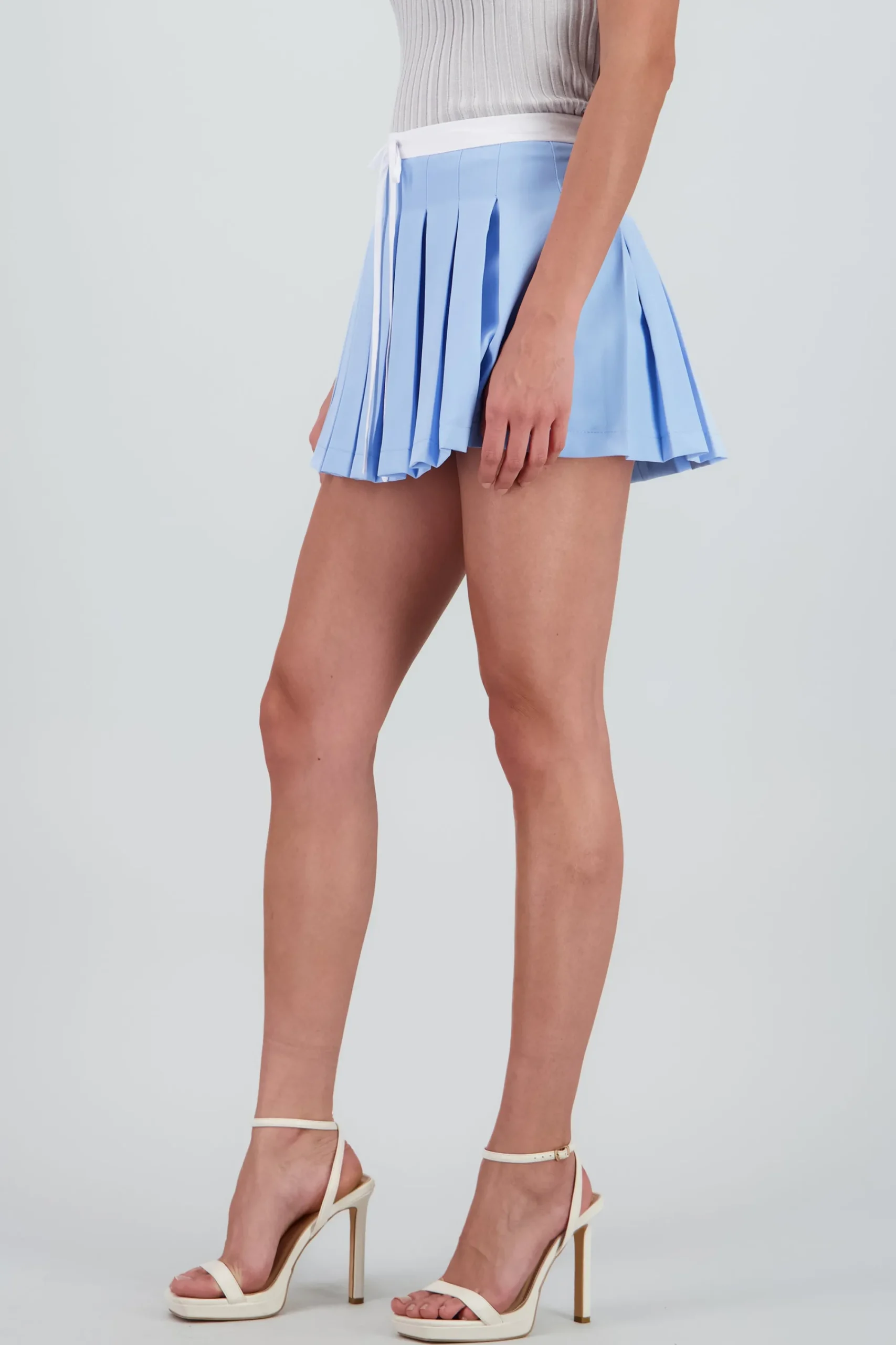 Shasa Waistband Pleated Skirt