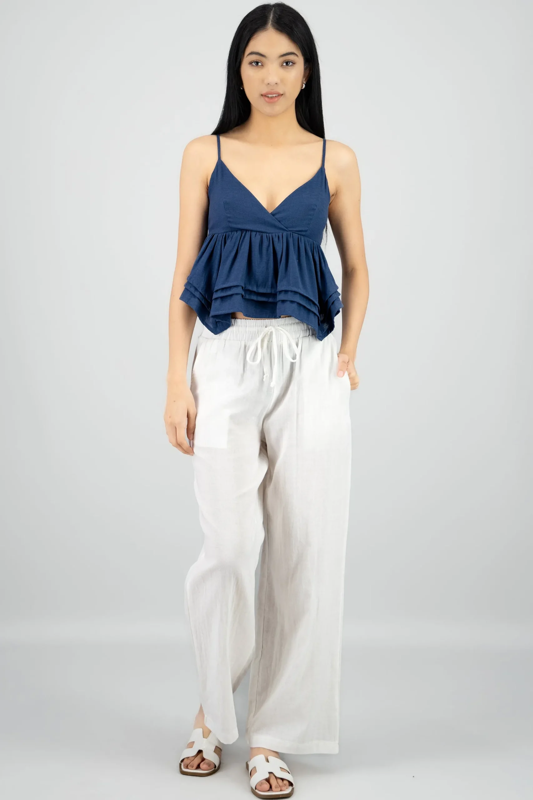 Shasa Wide Cotton Pants
