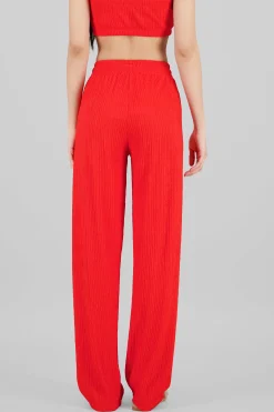 Shasa Wide leg textured pants