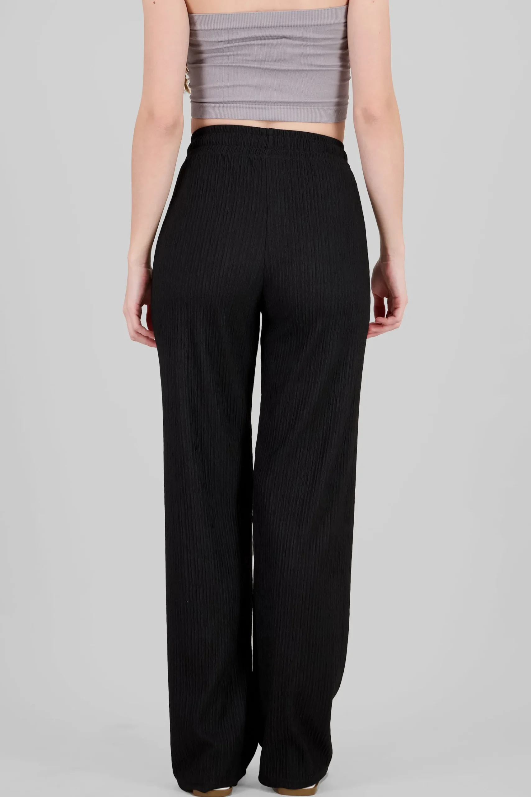 Shasa Wide leg textured pants