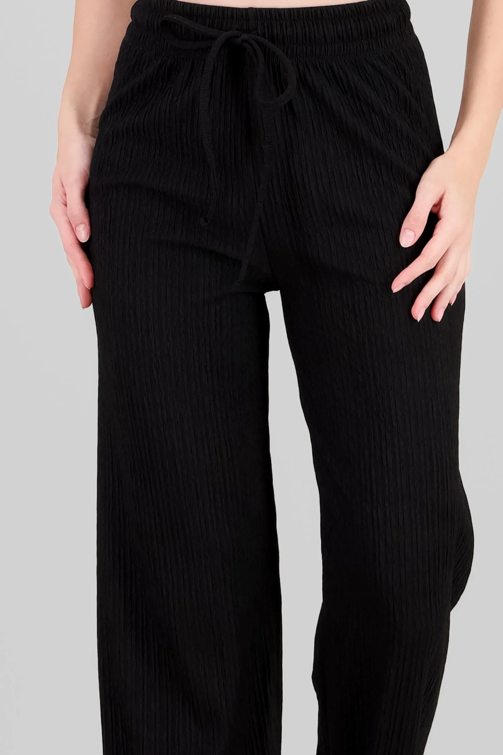 Shasa Wide leg textured pants