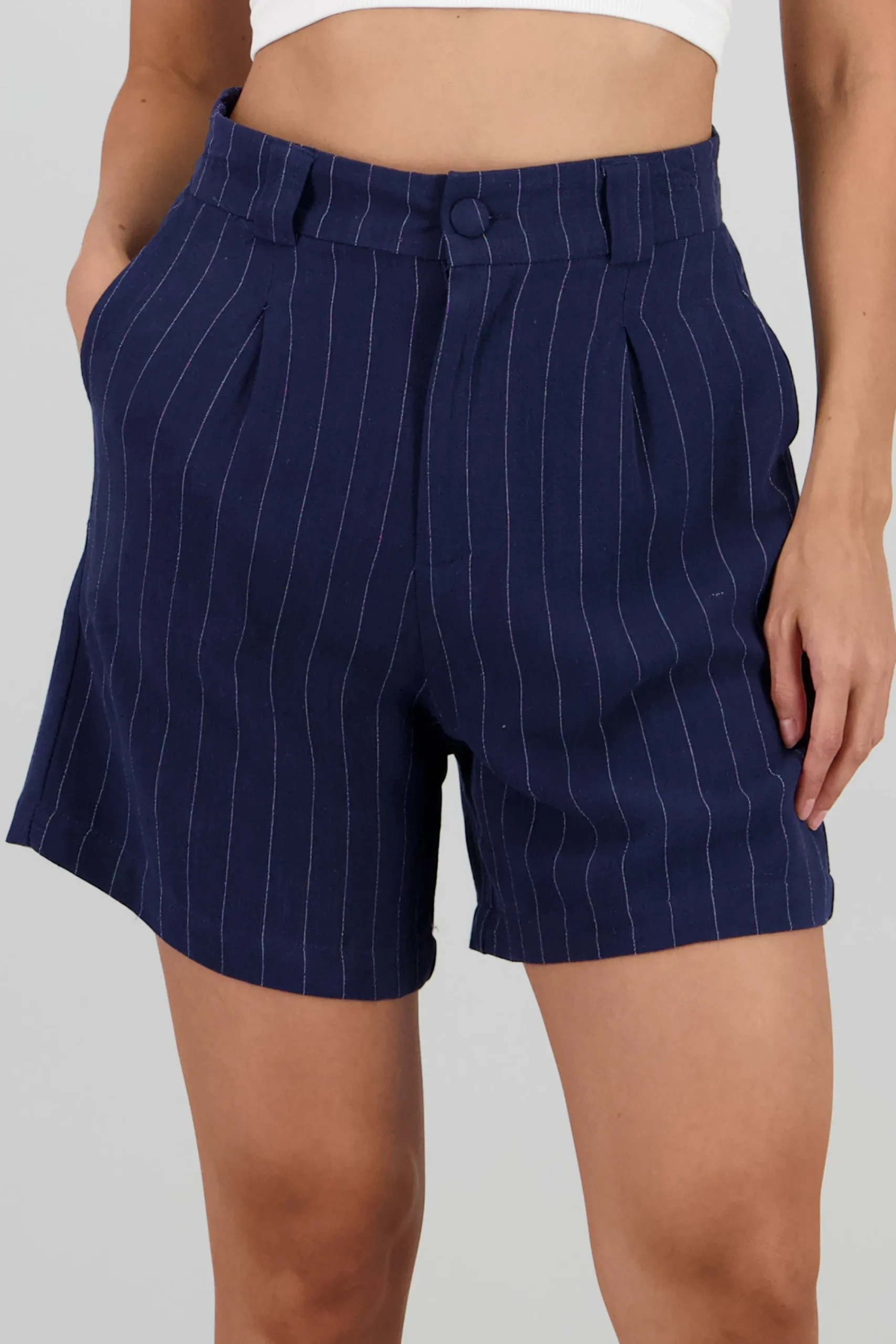 Shasa Wide Striped Shorts