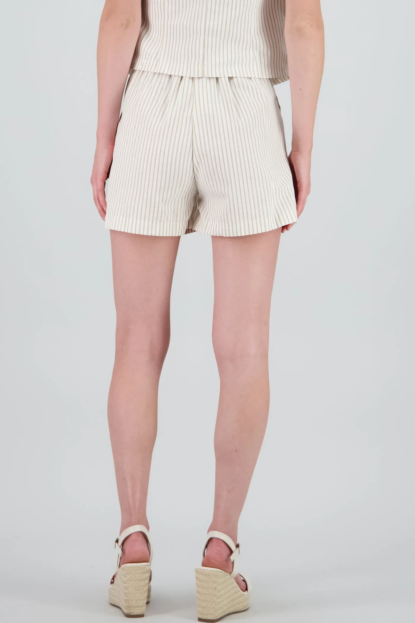 Shasa Wide Striped Shorts